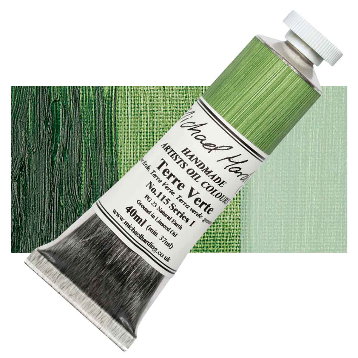 Michael Harding Artists Oil Color - Terre Verte, 40 ml tube