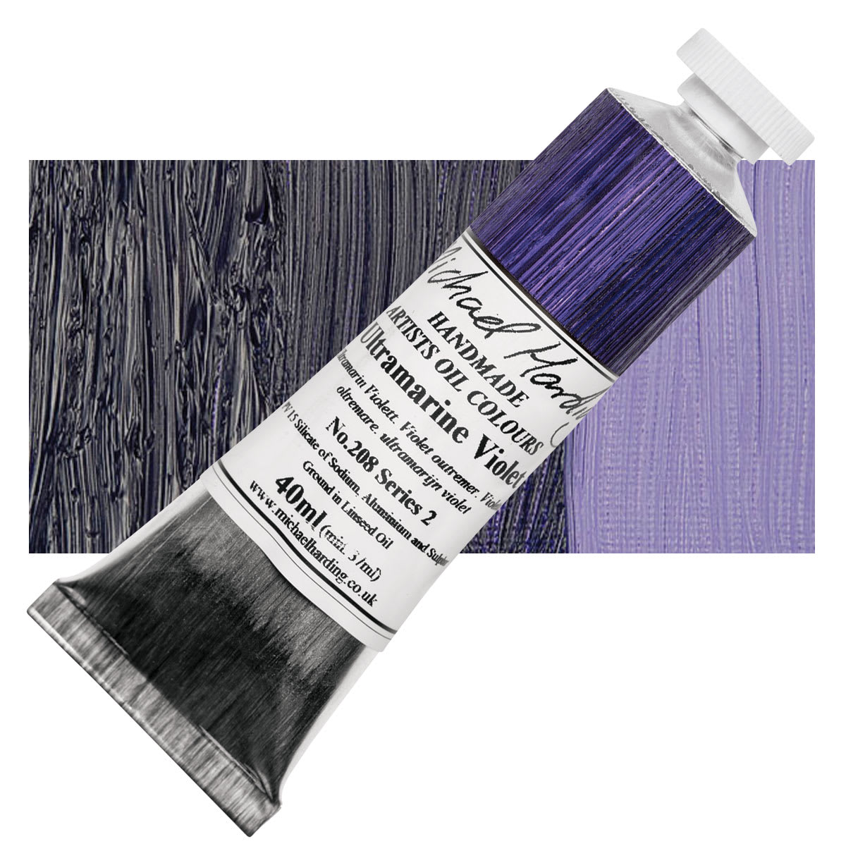 Michael Harding Artists Oil Color - Ultramarine Violet, 40 ml tube