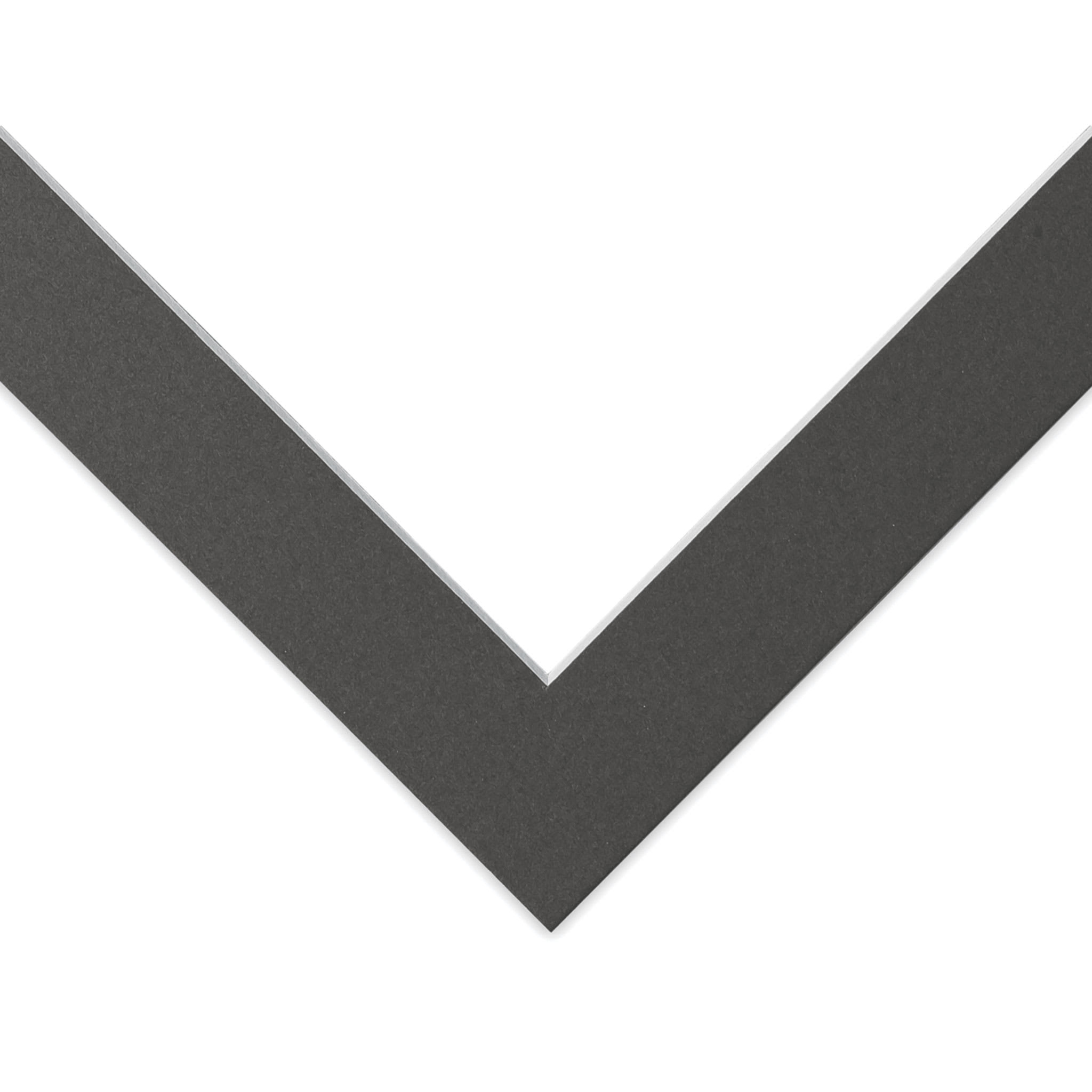 Blick Pre-Cut Mat - Cinder, 8" x 10" (5-3/4" x 7-3/4" Opening)