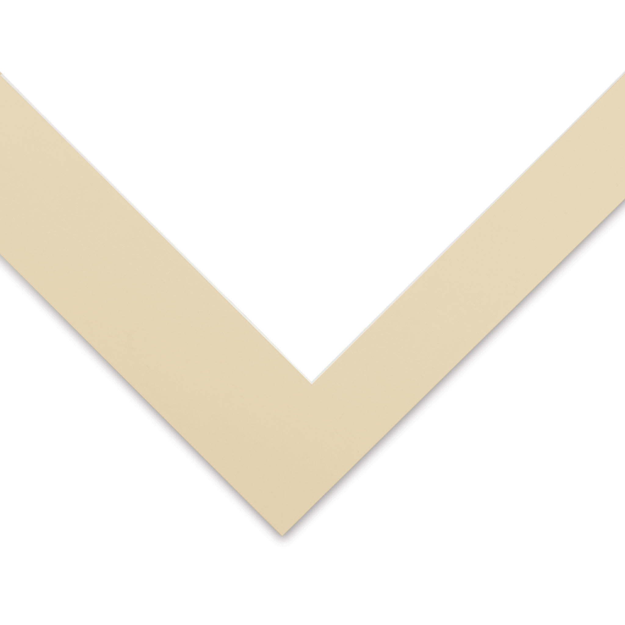 Blick Pre-Cut Mat - Cream, 18" x 24" (13-1/2" x 17-1/2" Opening)