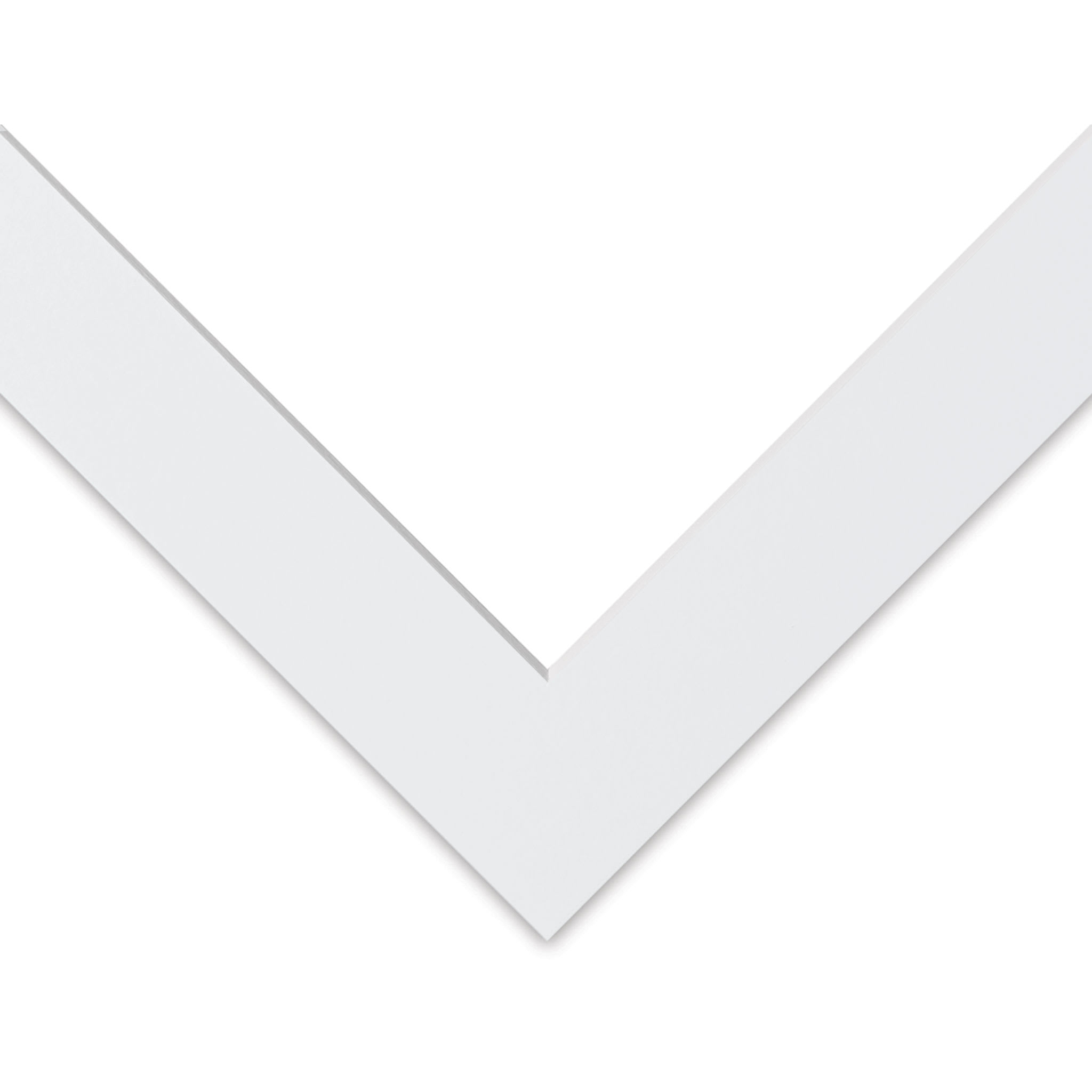 Blick Pre-Cut Mat - Manor White, 8" x 10" (5-3/4" x 7-3/4" Opening)