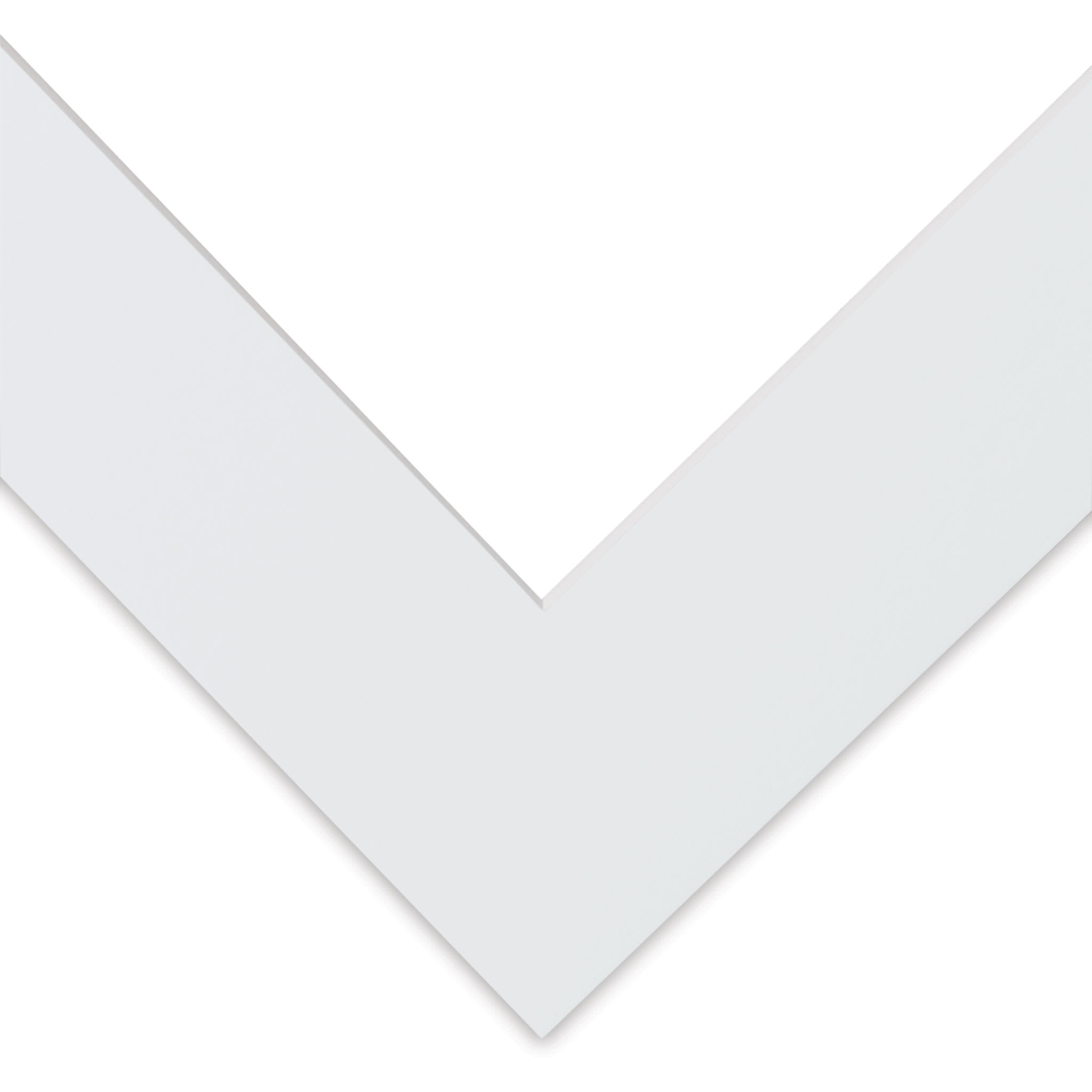 Blick Pre-Cut Mat - Manor White, 8" x 10" (4-1/2" x 6-1/2" Opening)