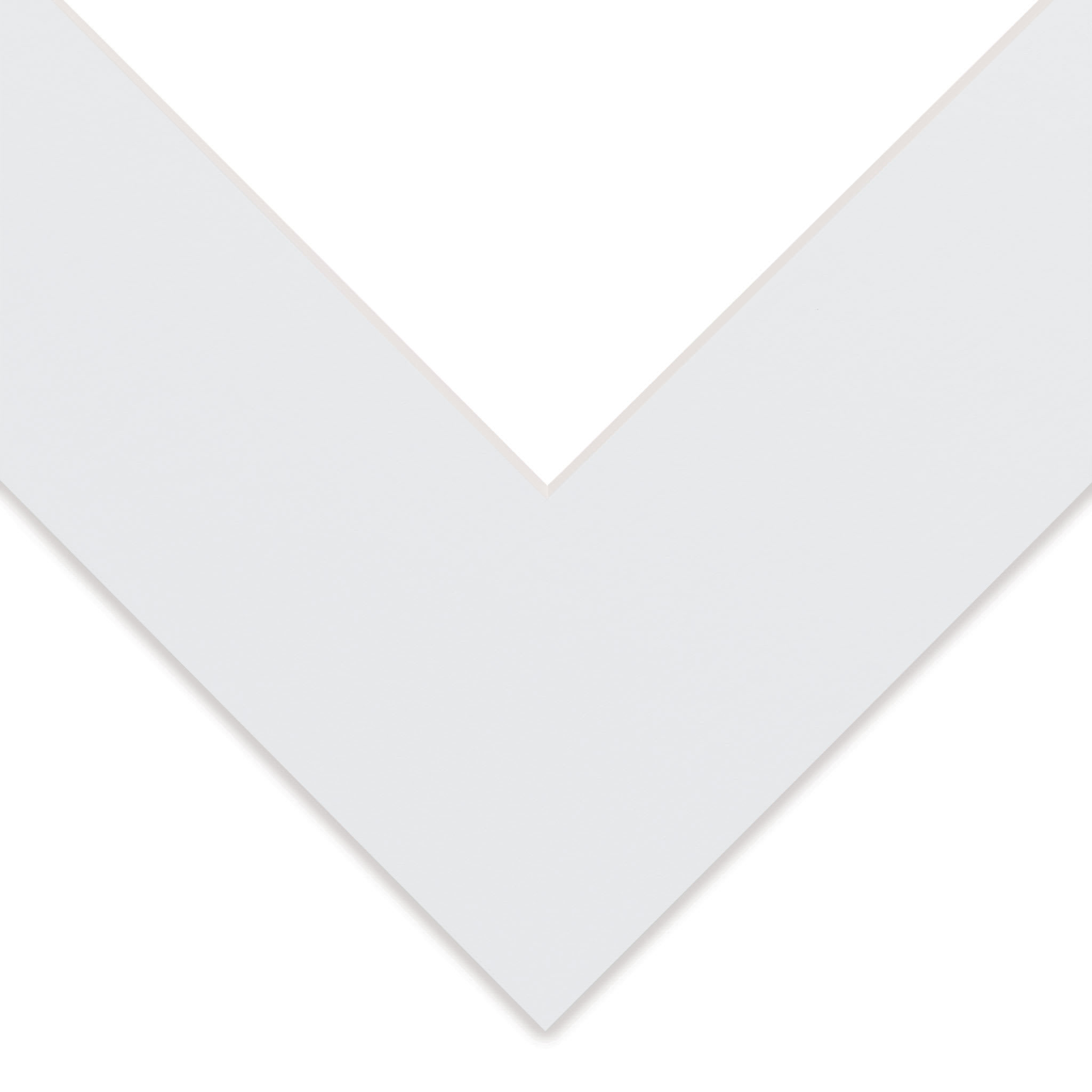 Blick Pre-Cut Mat - Manor White, 8" x 10" (3-3/4" x 5-3/4" Opening)