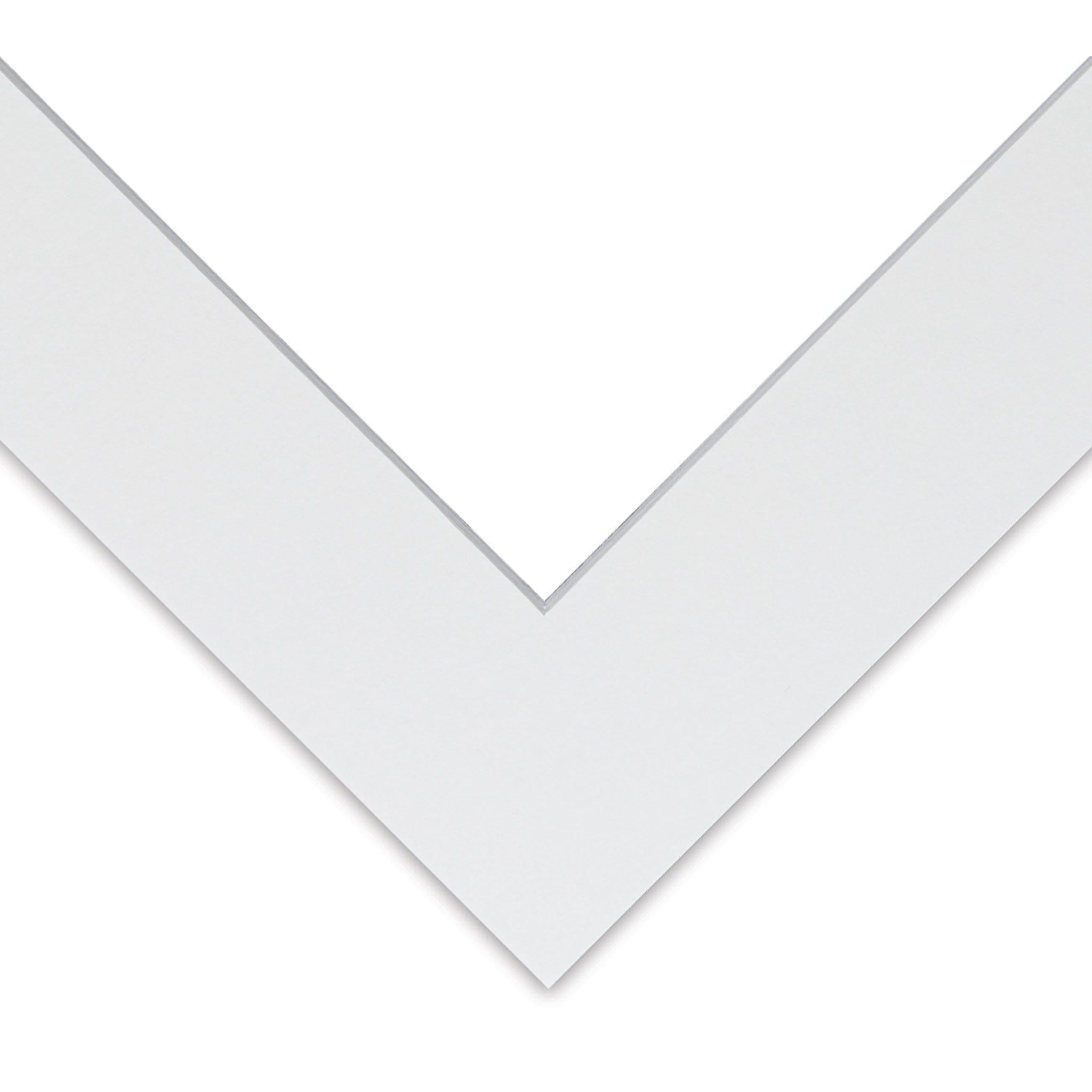Blick Pre-Cut Mat Single - Manor White, 9" x 12" (5-1/2" x 8-1/2" Opening)