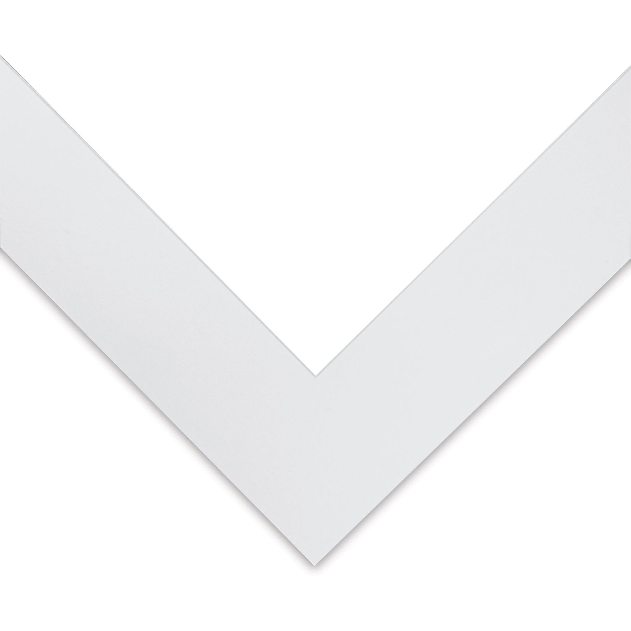 Blick Pre-Cut Mat - Manor White, 18" x 24" (11-3/4" x 17-3/4" Opening)