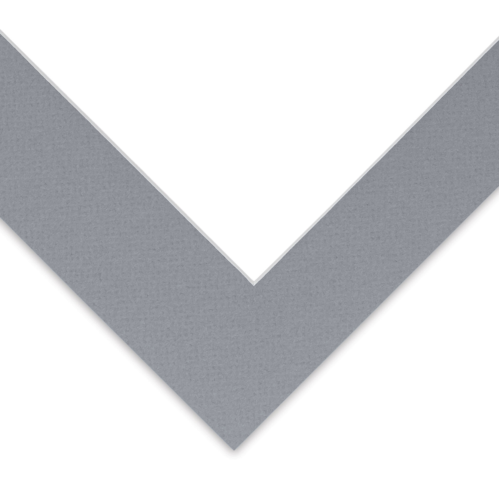 Blick Pre-Cut Mat - Bar Harbor Gray, 11" x 14" (7-1/2" x 9-1/2" Opening)