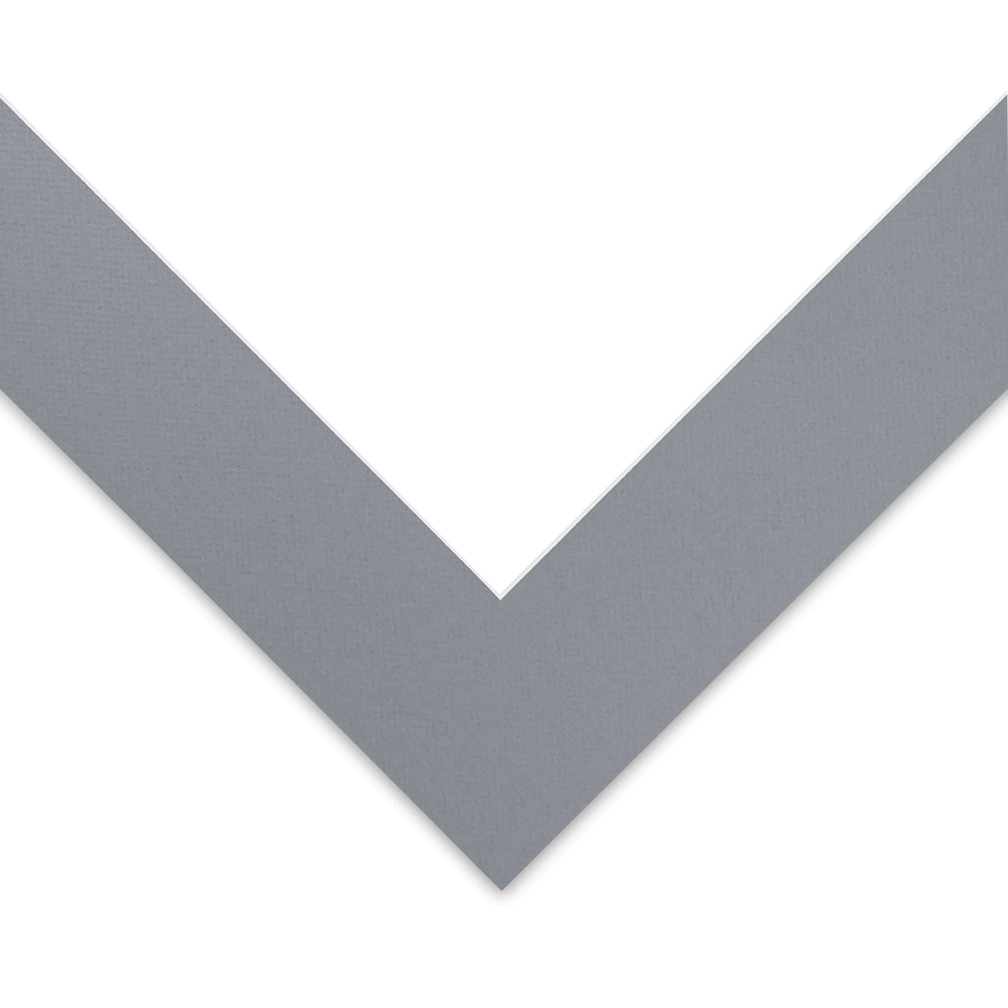 Blick Pre-Cut Mat - Bar Harbor Gray, 18" x 24" (11-3/4" x 17-3/4" Opening)