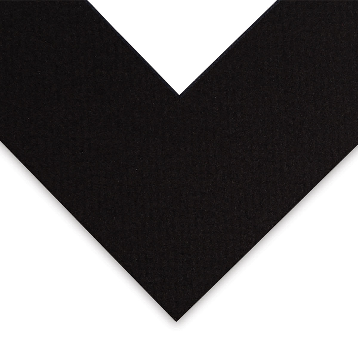 Blick Black Core Pre-Cut Mat - 8" x 10" w/ 3-3/4" x 5 3/4" opening