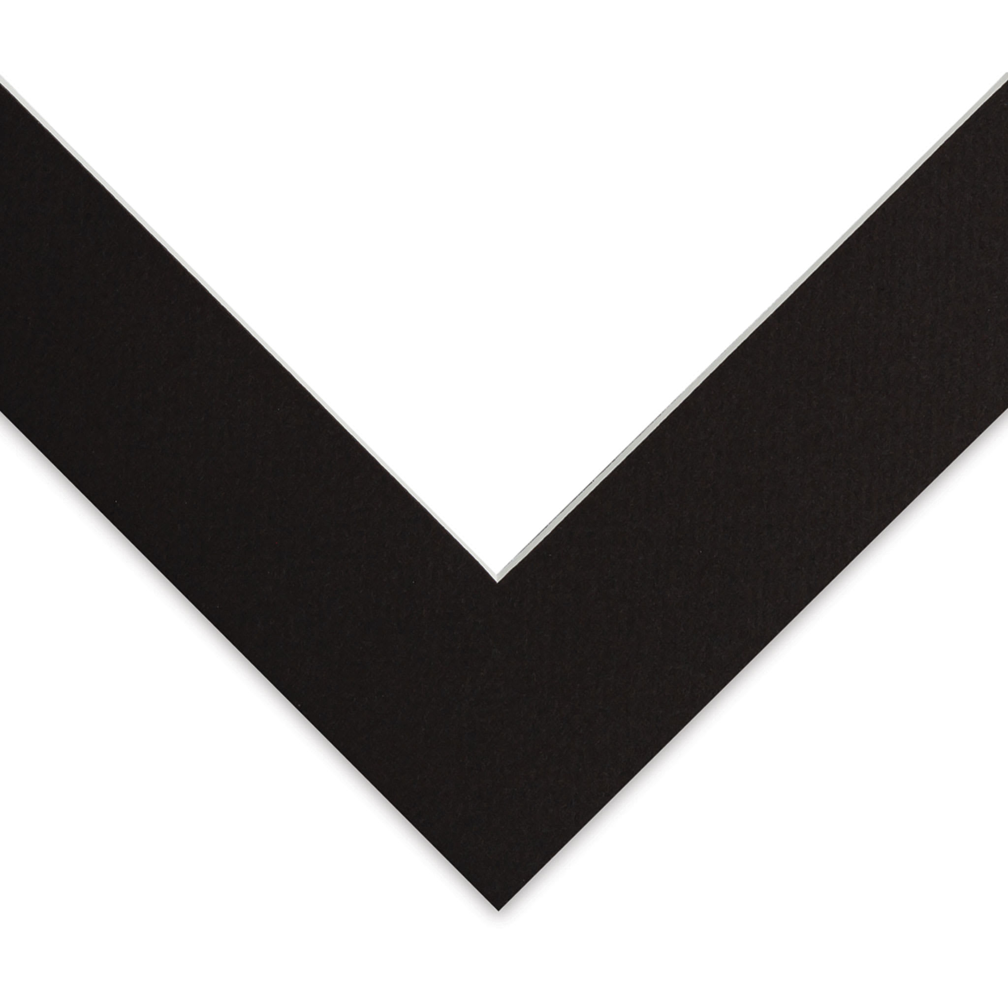 Blick Pre-Cut Mat - Raven Black, 12" x 12" (7-3/4" x 7-3/4" Opening)