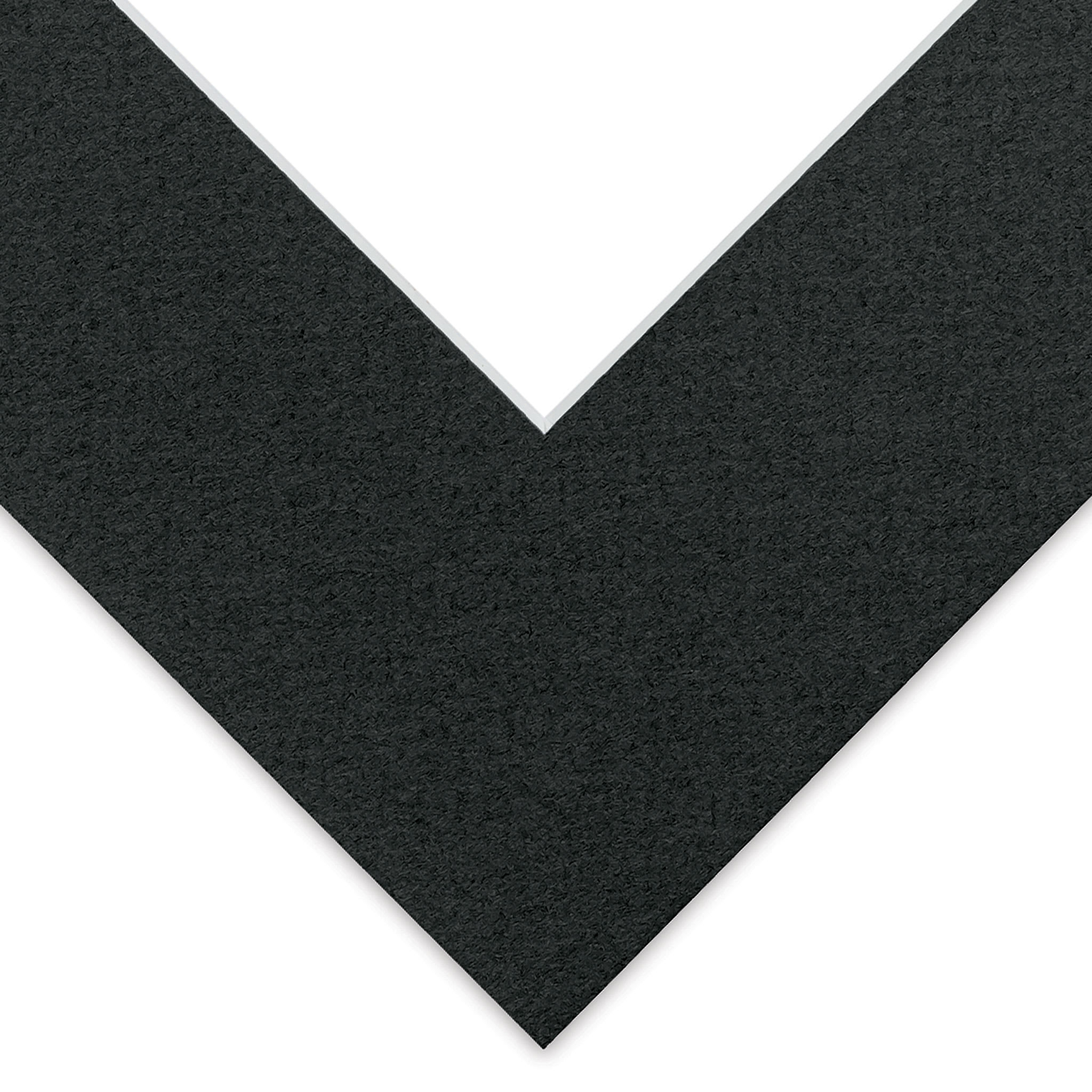 Blick Pre-Cut Mat - Raven Black, 8" x 10" (3-3/4" x 5-3/4" Opening)