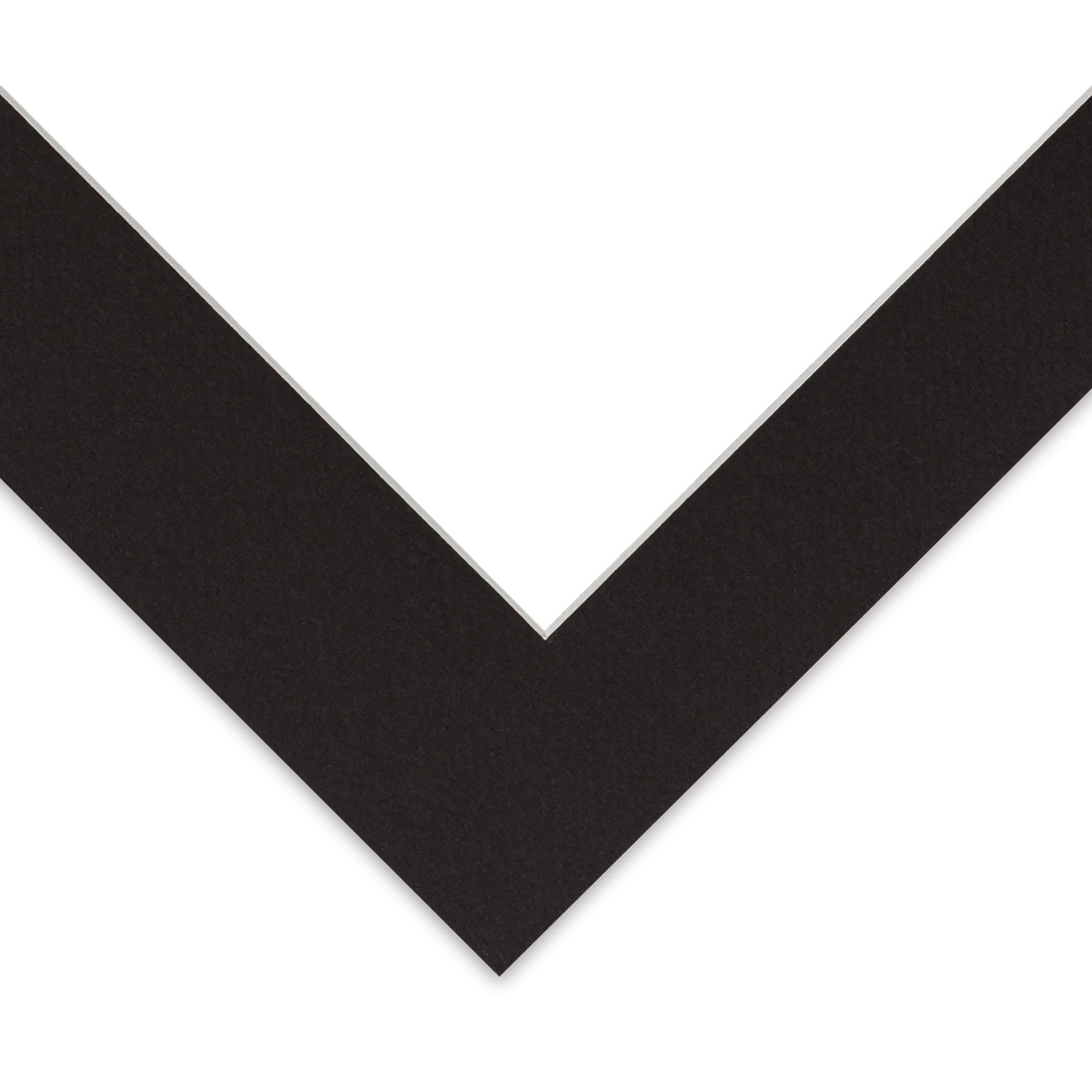 Blick Pre-Cut Mat - Raven Black, 11" x 14" (7-1/2" x 9-1/2" Opening)