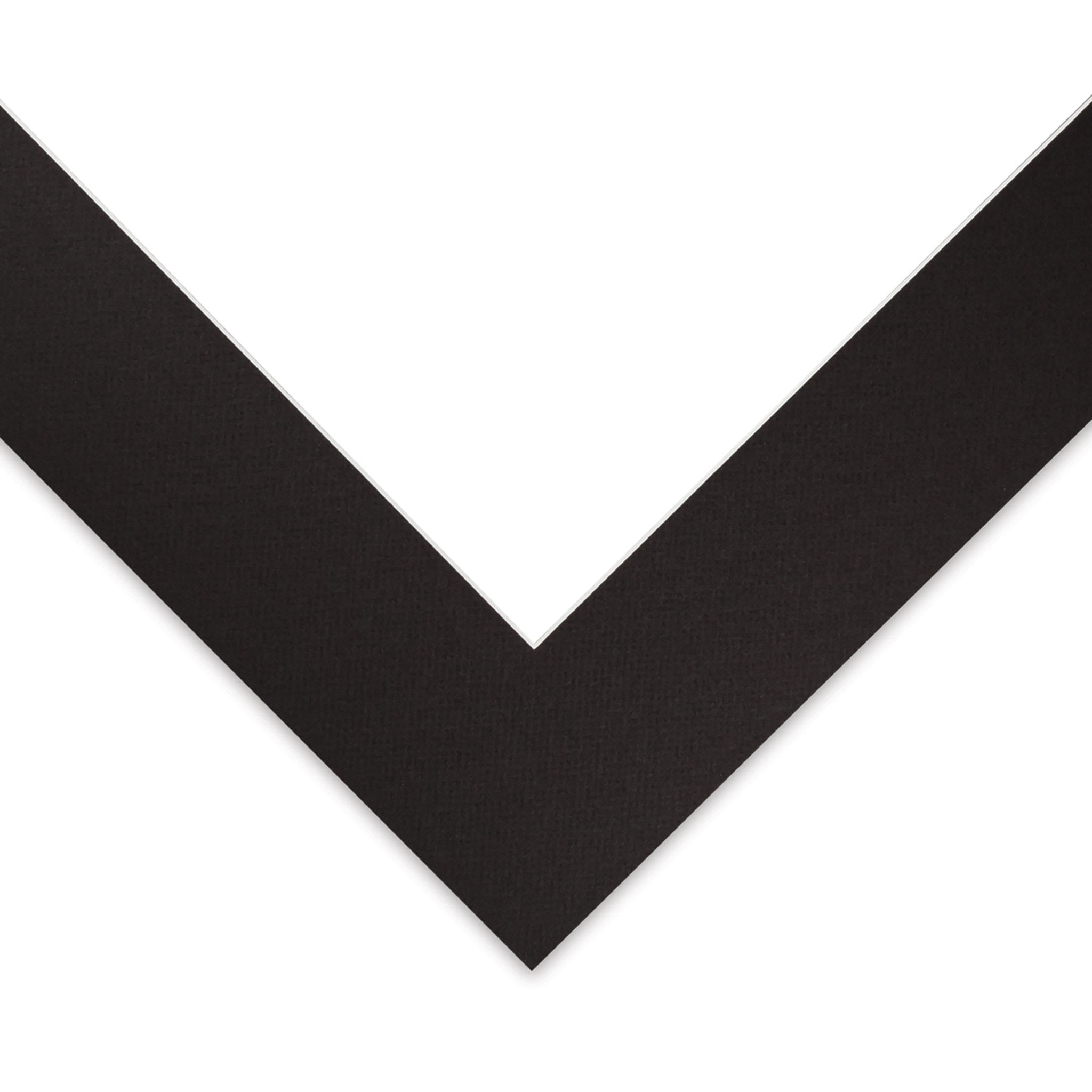 Blick Pre-Cut Mat - Raven Black, 18" x 24" (11-3/4" x 17-3/4" Opening)