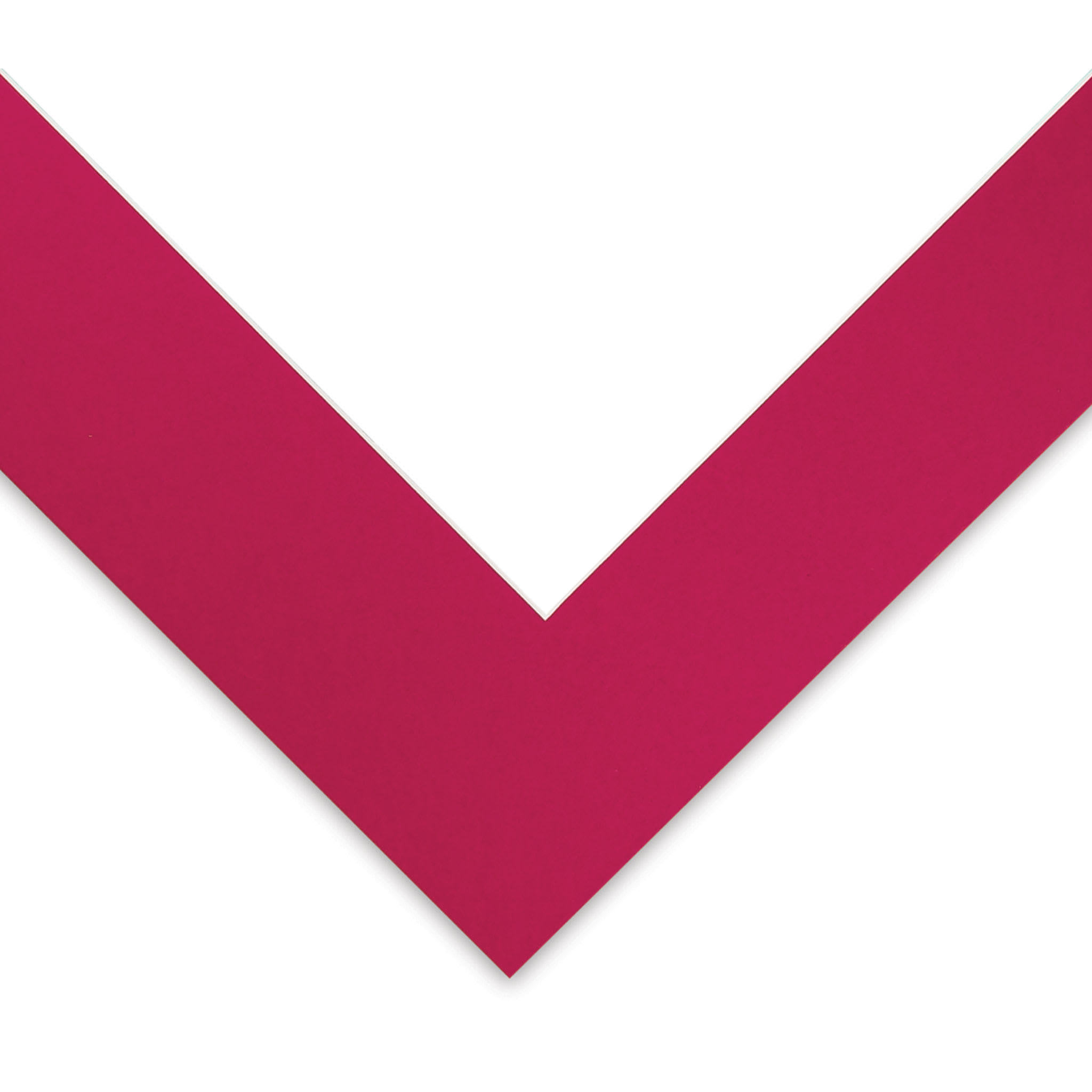 Blick Pre-Cut Mat - Deep Red, 16" x 20" (10-1/2" x 13-1/2" Opening)