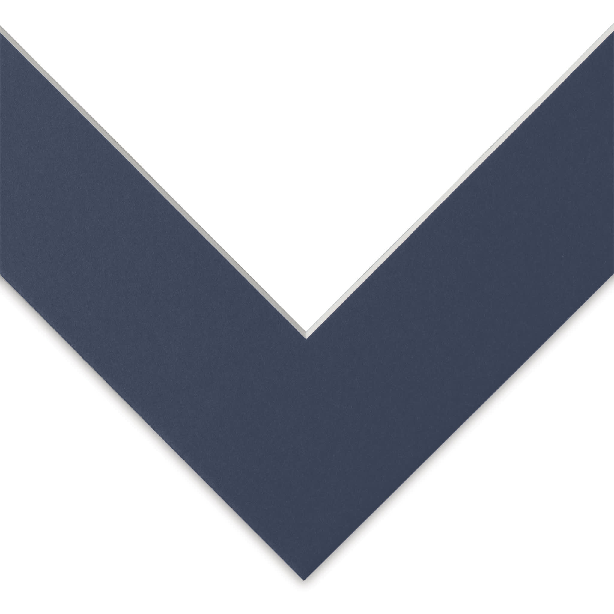 Blick Pre-Cut Mat - Newport Blue, 8" x 10" (4-1/2" x 6-1/2" Opening)
