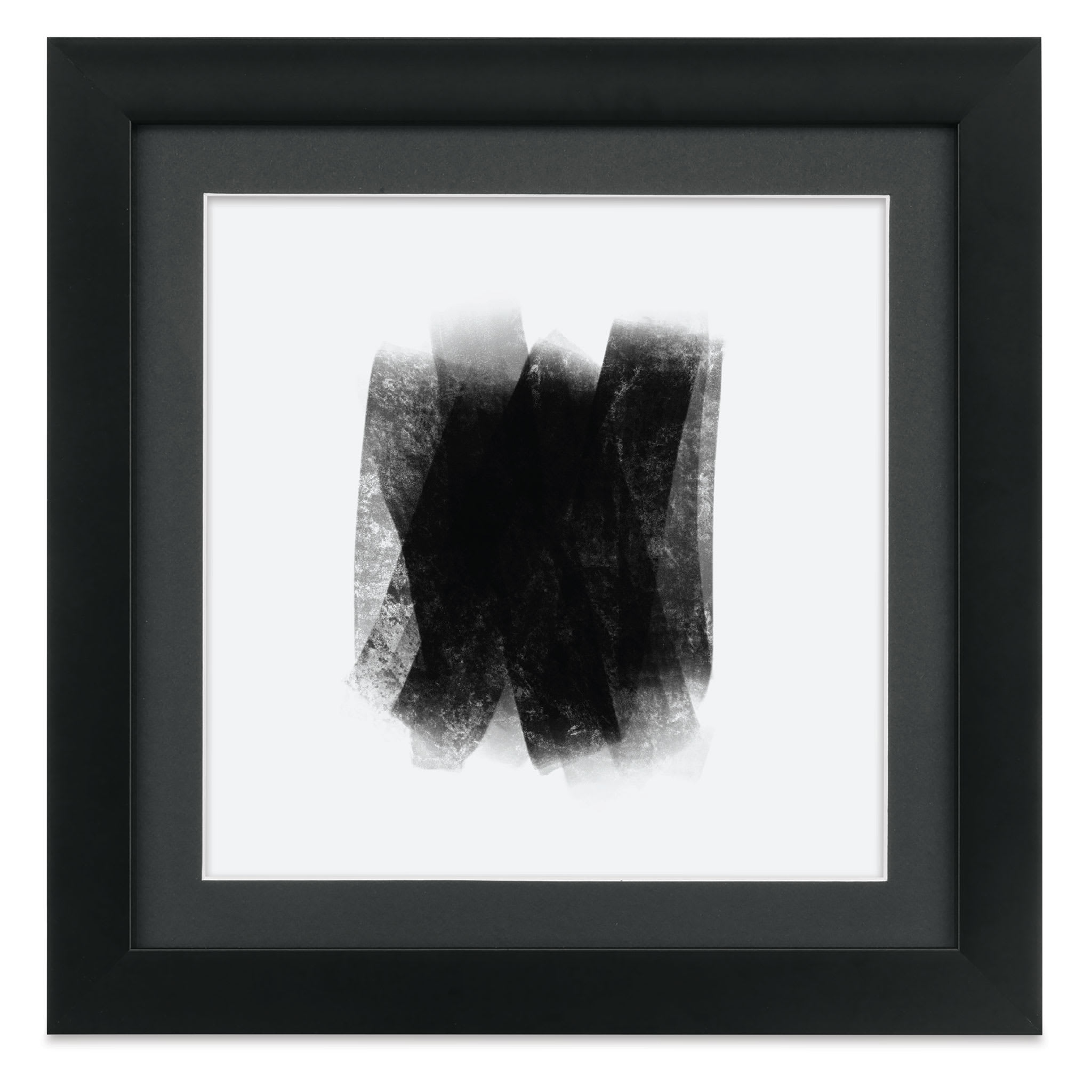 Blick Sheffield Frame-Black w/ Black Mat, 12 x 12"