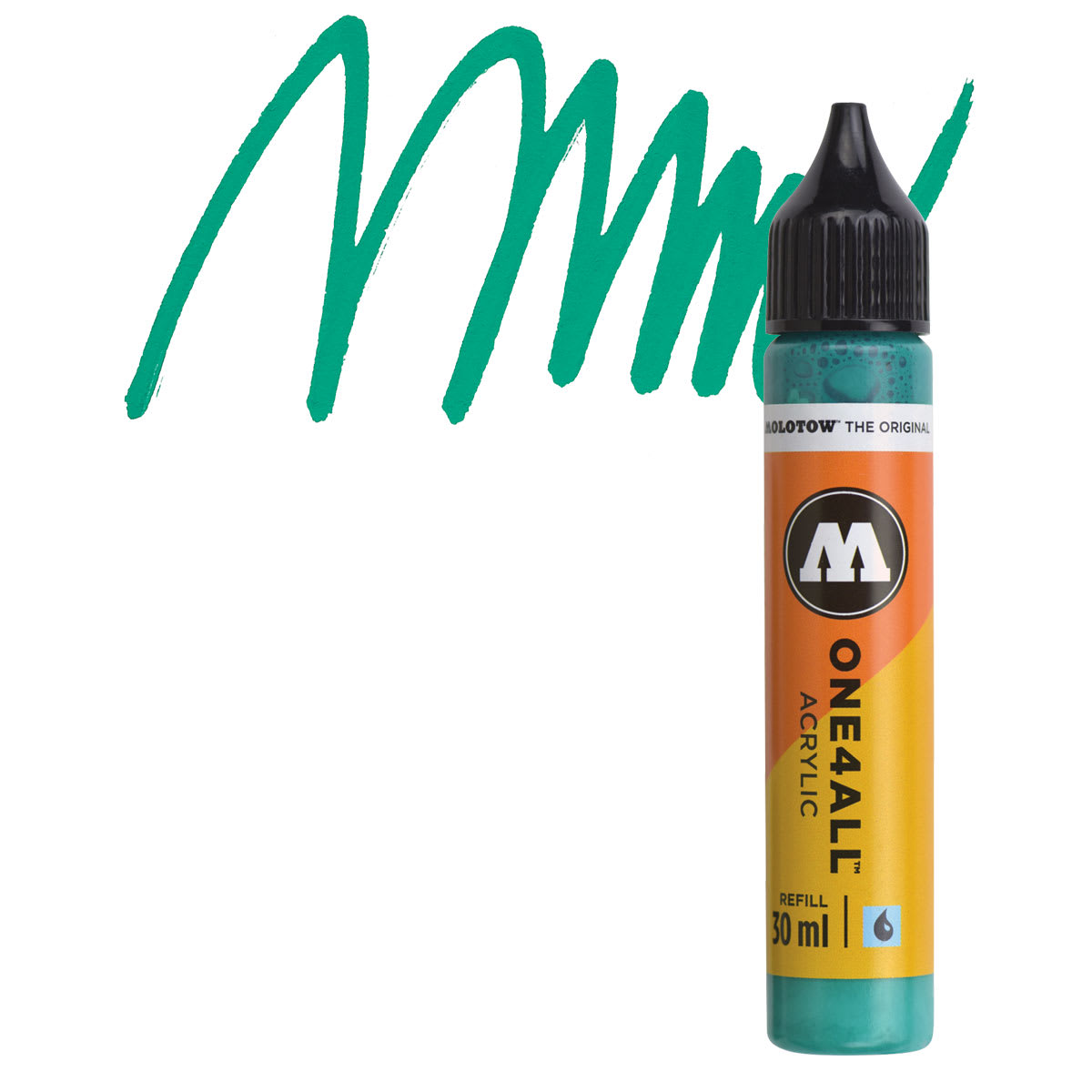 Molotow One4All Acrylic Marker Refill - 30 ml, Lagoon Blue