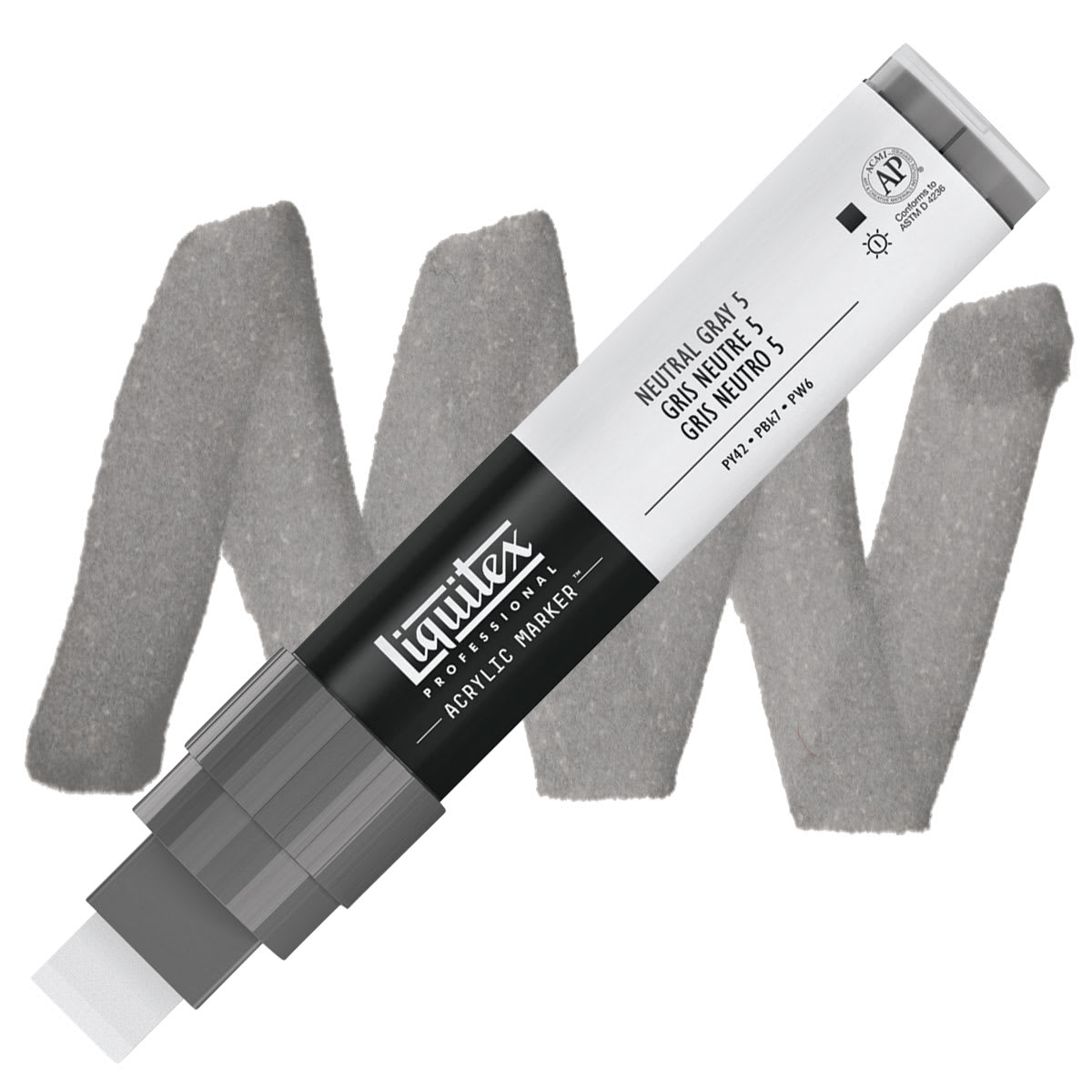 Liquitex Paint Marker - Neutral Gray 5, 15mm Tip