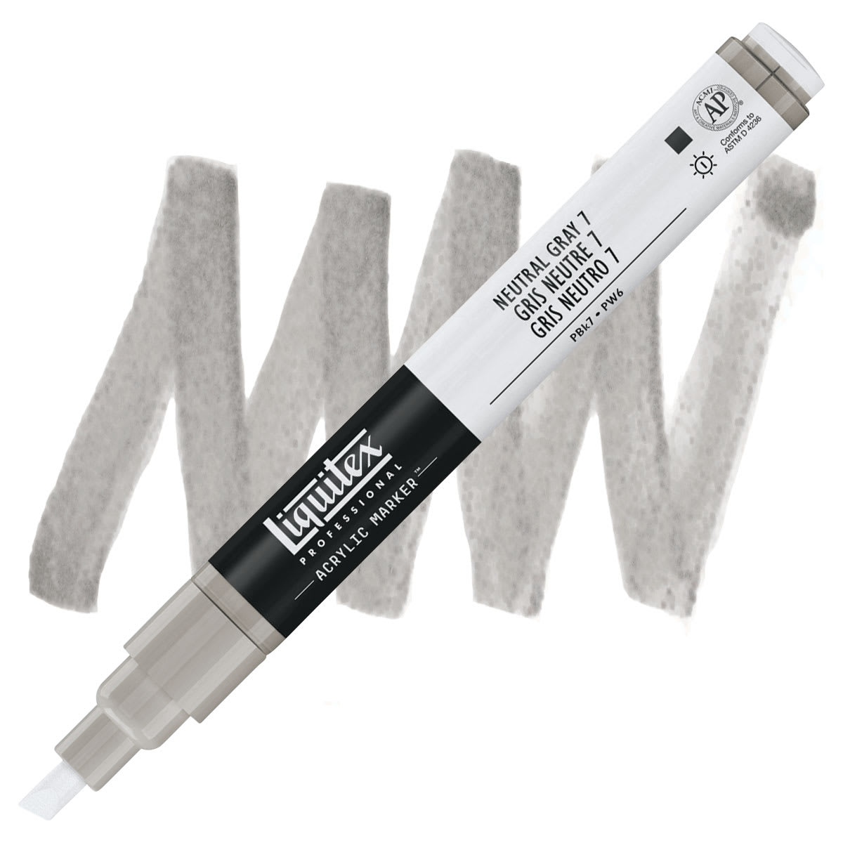 Liquitex Paint Marker - Neutral Gray 7, 2mm Tip