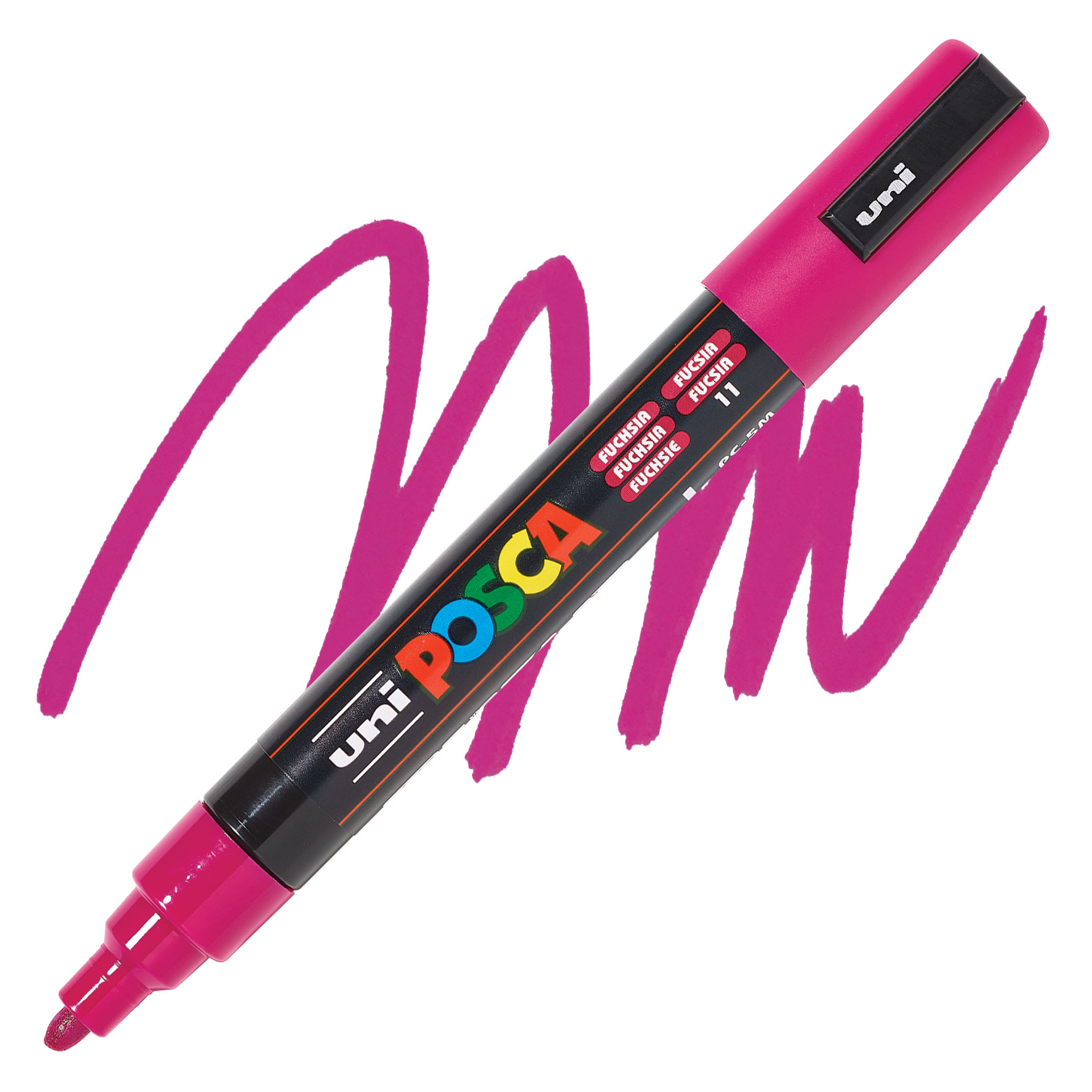 Posca Paint Marker - Fuchsia, Bullet Tip, 2.5 mm