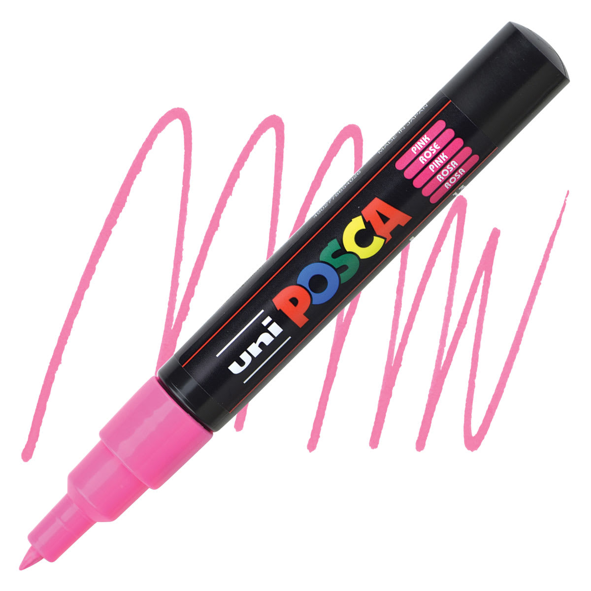 Posca Paint Marker - Pink, X-Fine, Bullet Tip, 0.7 mm