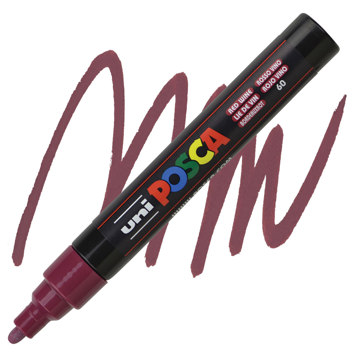 Posca Paint Marker - Red Wine, Bullet Tip, 2.5 mm