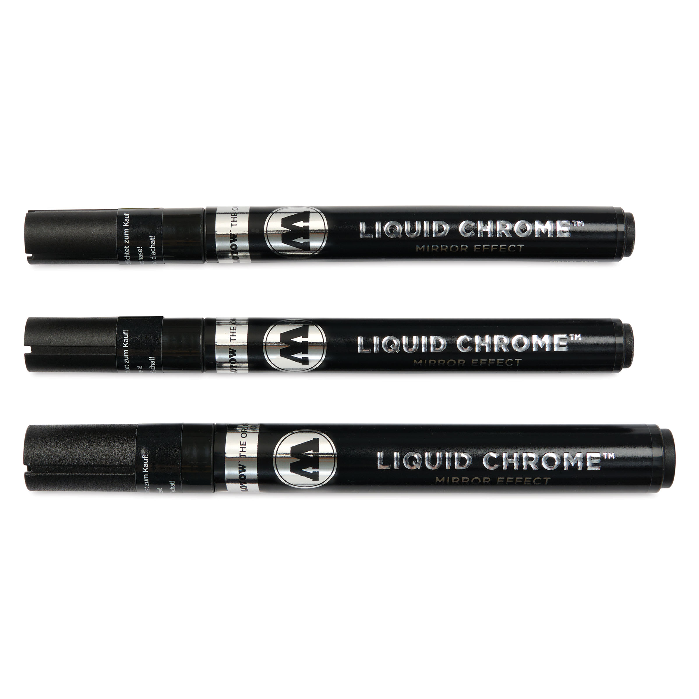 Molotow Liquid Chrome Marker - Assorted, Set of 3