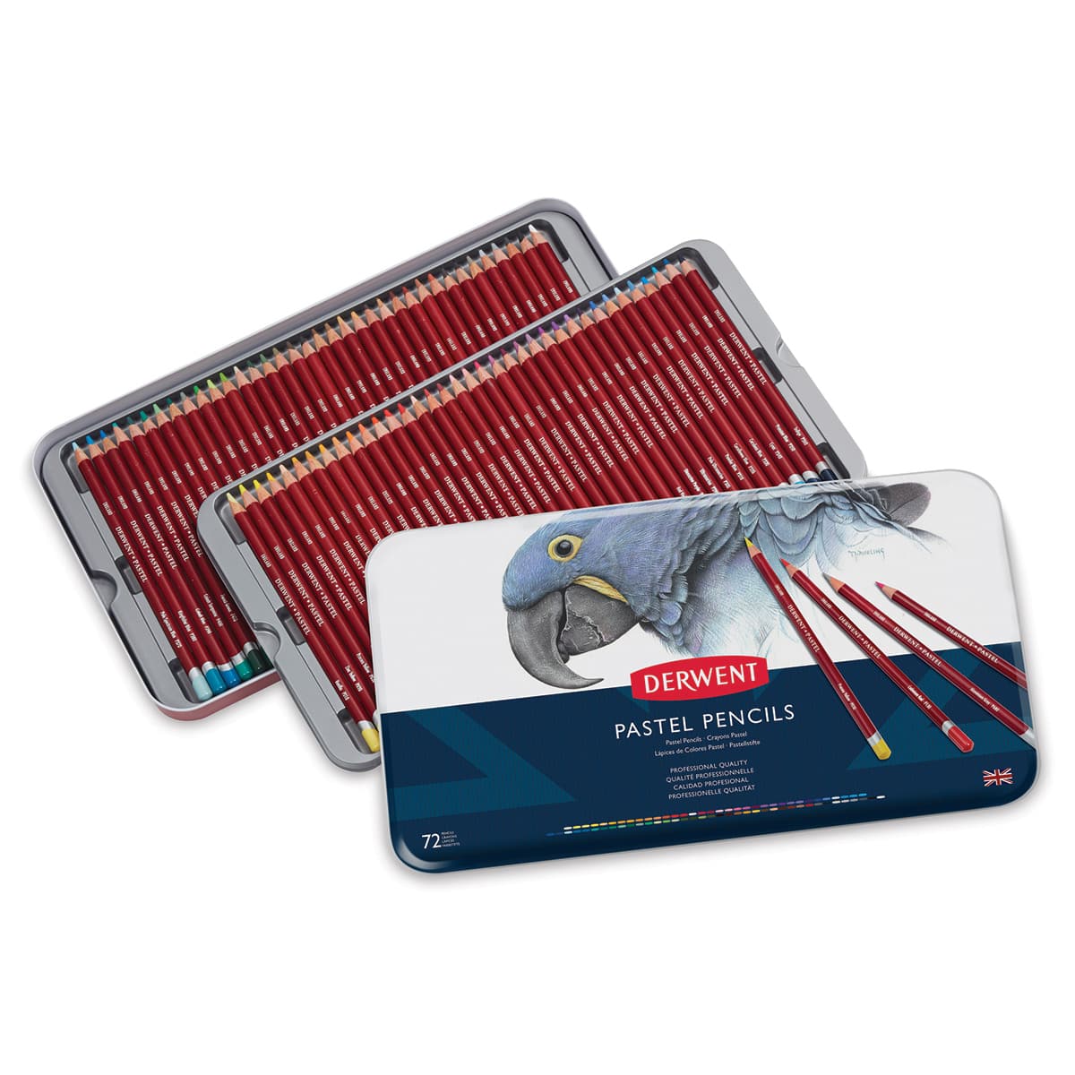 Derwent Pastel Pencil s - Set of 72, Assorted Colors