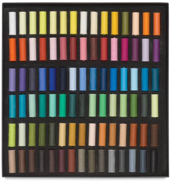 Rembrandt Soft Pastel Set - Set of 90, Half Stick Set