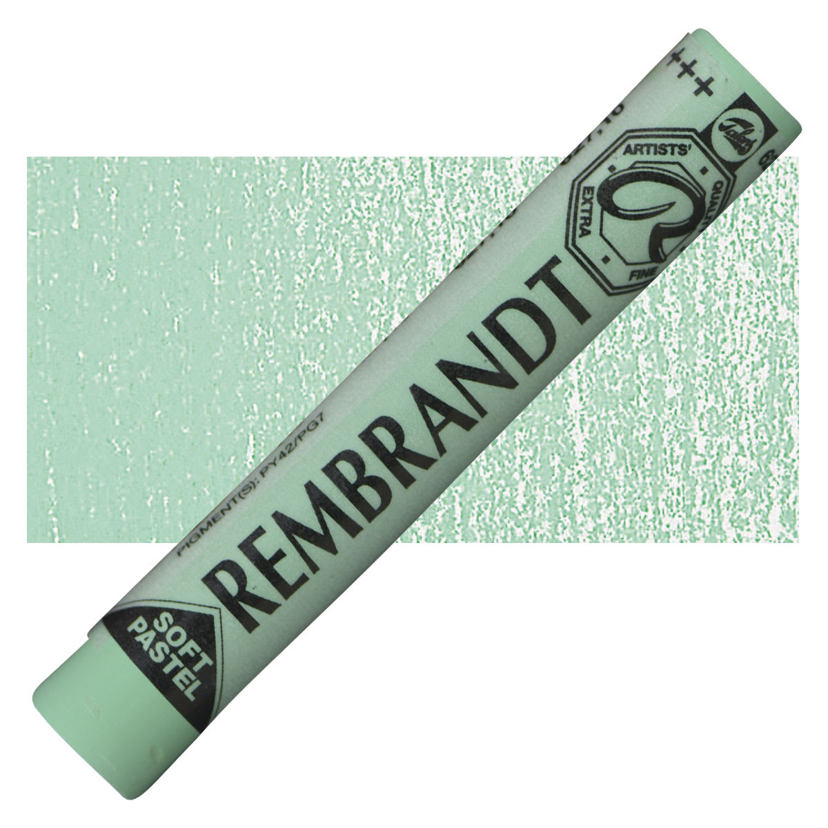 Rembrandt Soft Pastel - Cinnabar Green Deep 627.10, Full Stick