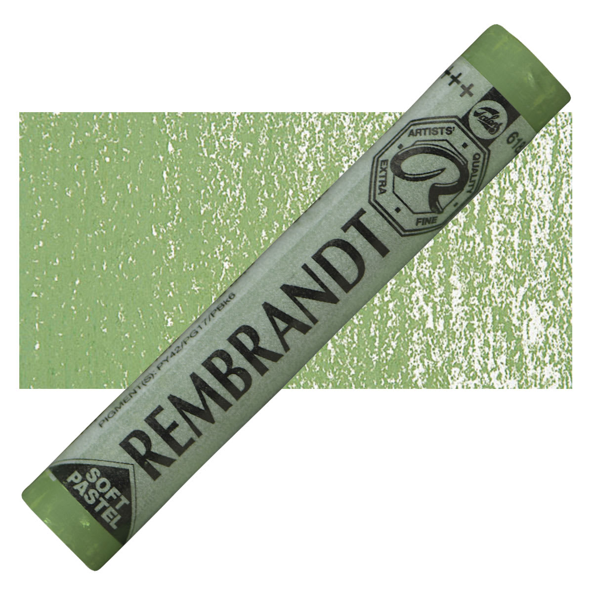 Rembrandt Soft Pastel - Permanent Green Light 618.3, Full Stick