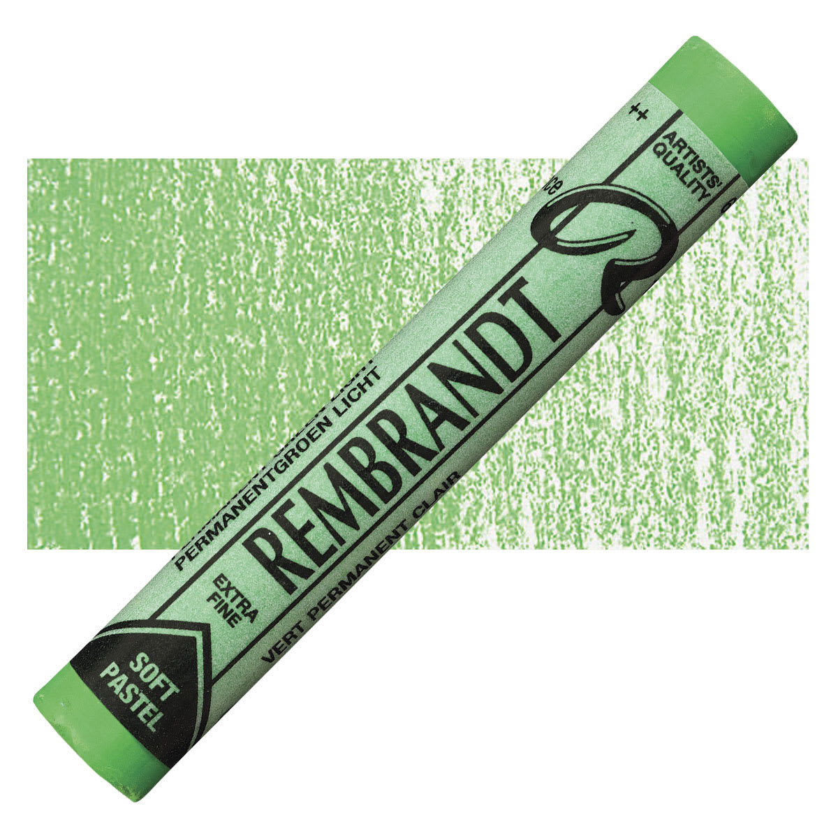 Rembrandt Soft Pastel - Permanent Green Light 618.5, Full Stick