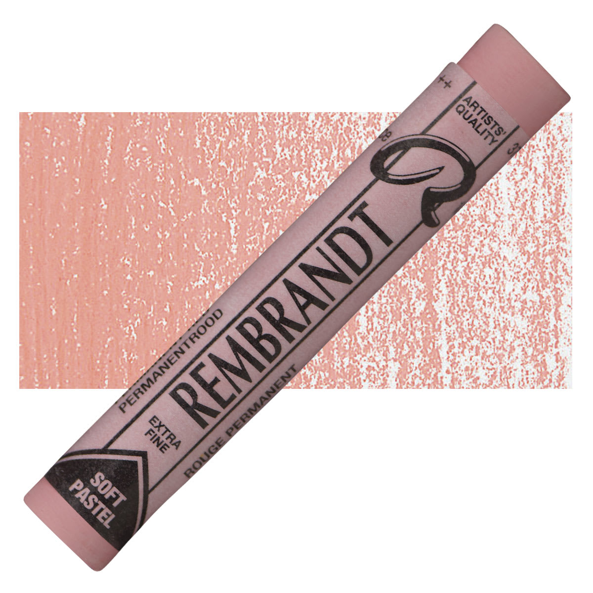 Rembrandt Soft Pastel - Permanent Red 372.8, Full Stick