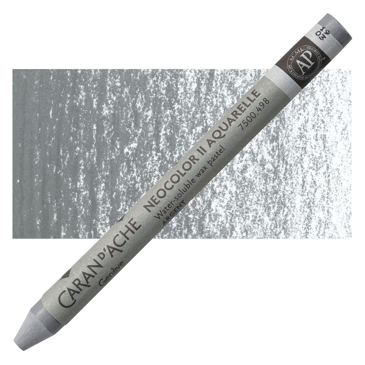 Caran d'Ache Neocolor II Aquarelle Artists' Pastel - Silver