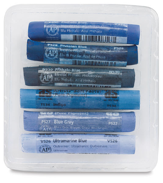 Art Spectrum Pastel 6ix Pack Set - Moody Blues, Set of 6