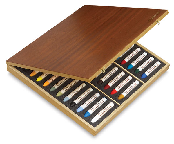 Sennelier Oil Pastels Grand - Set of 36, Wooden Box