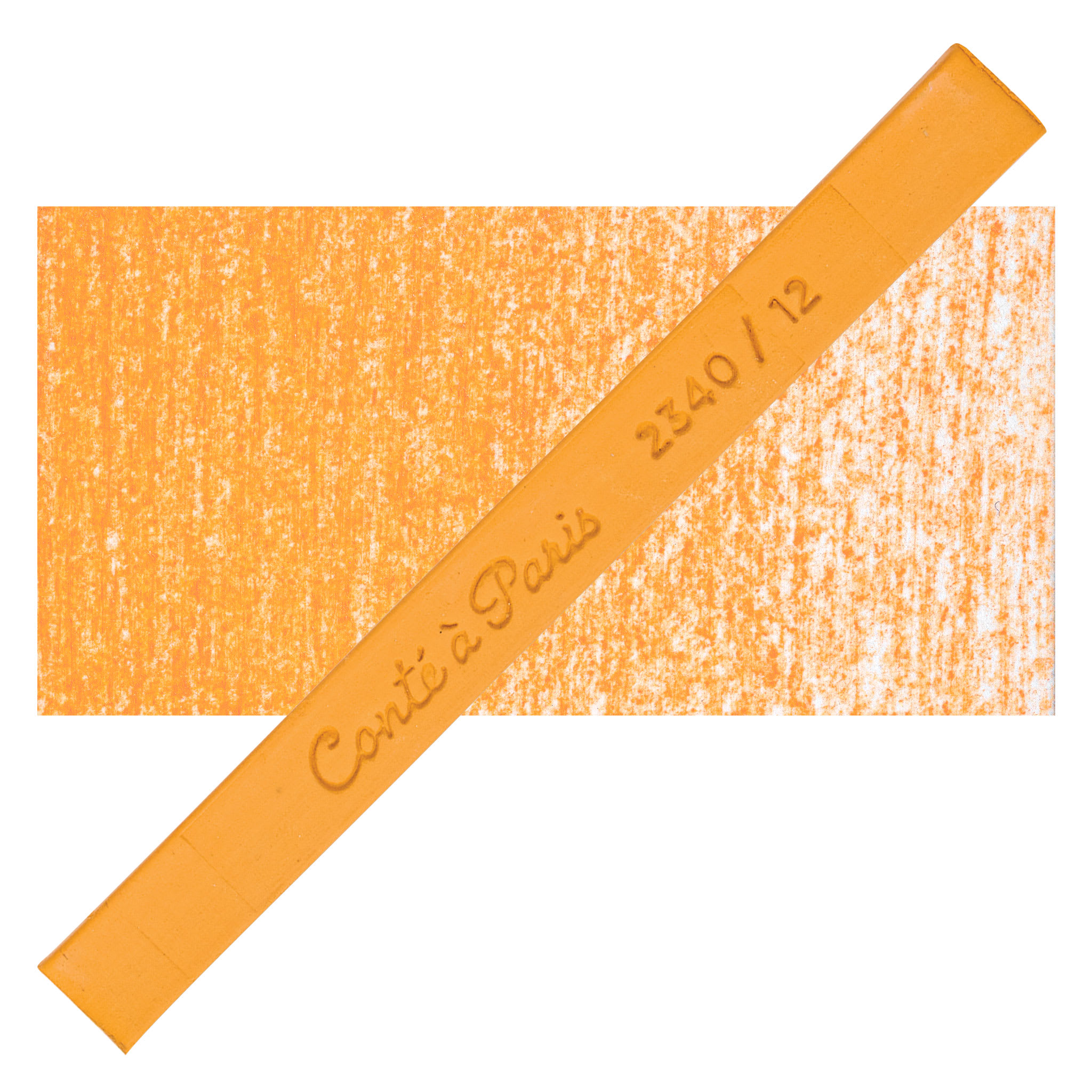 Conté à Paris Colour Pastel Carré - Orange 12 , Single Carré