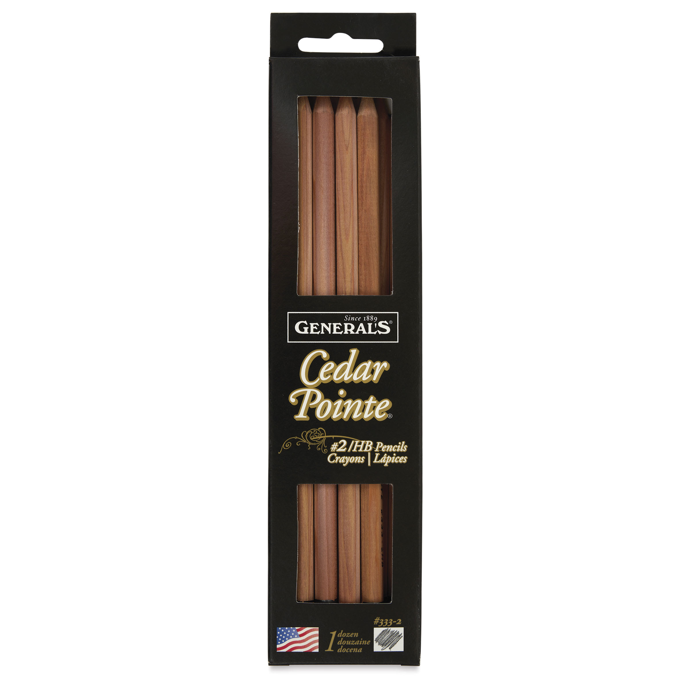 General's Cedar Pencils - No. 2, Box of 12