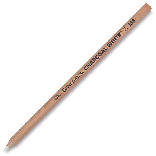 Generals White 558 Charcoal Pencil
