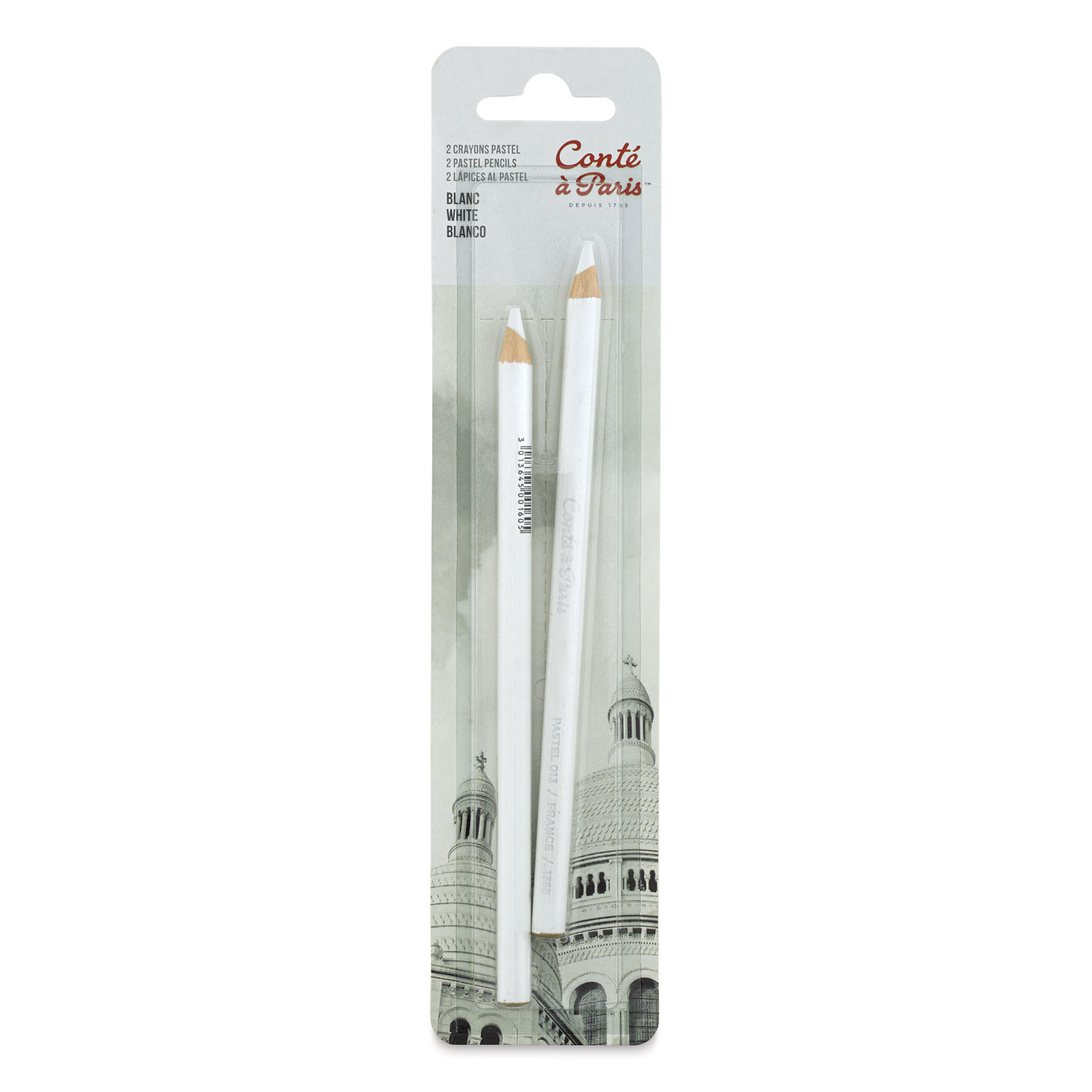 Conté à Paris™ White Pastel Pencils, 2ct. By Conte A Paris