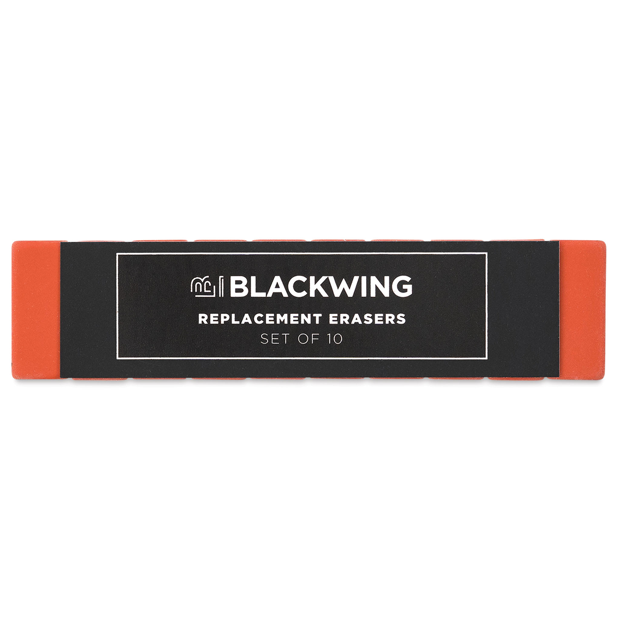 Blackwing Pencil Replacement Erasers - Red, Box of 10