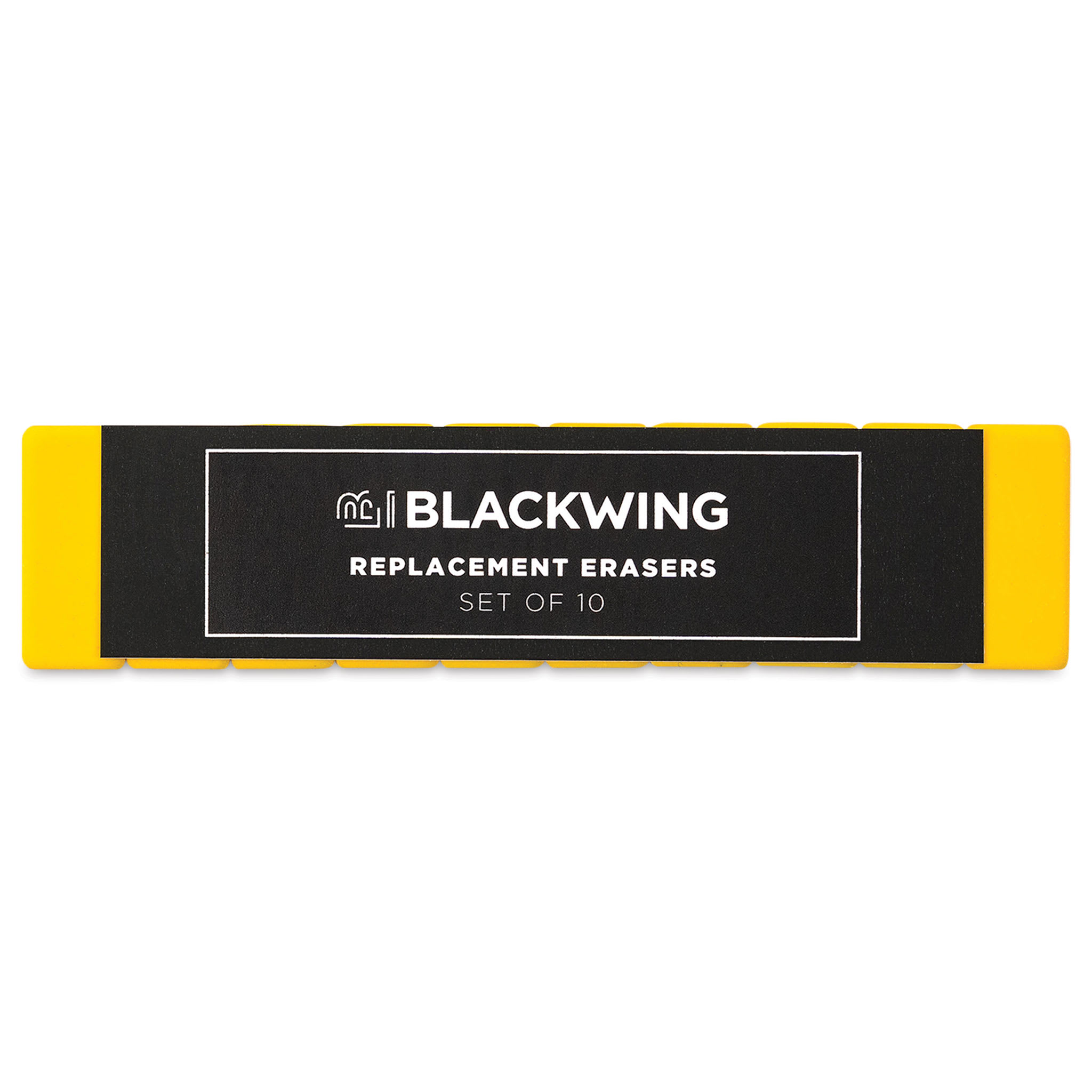 Blackwing Pencil Replacement Erasers - Yellow, Box of 10