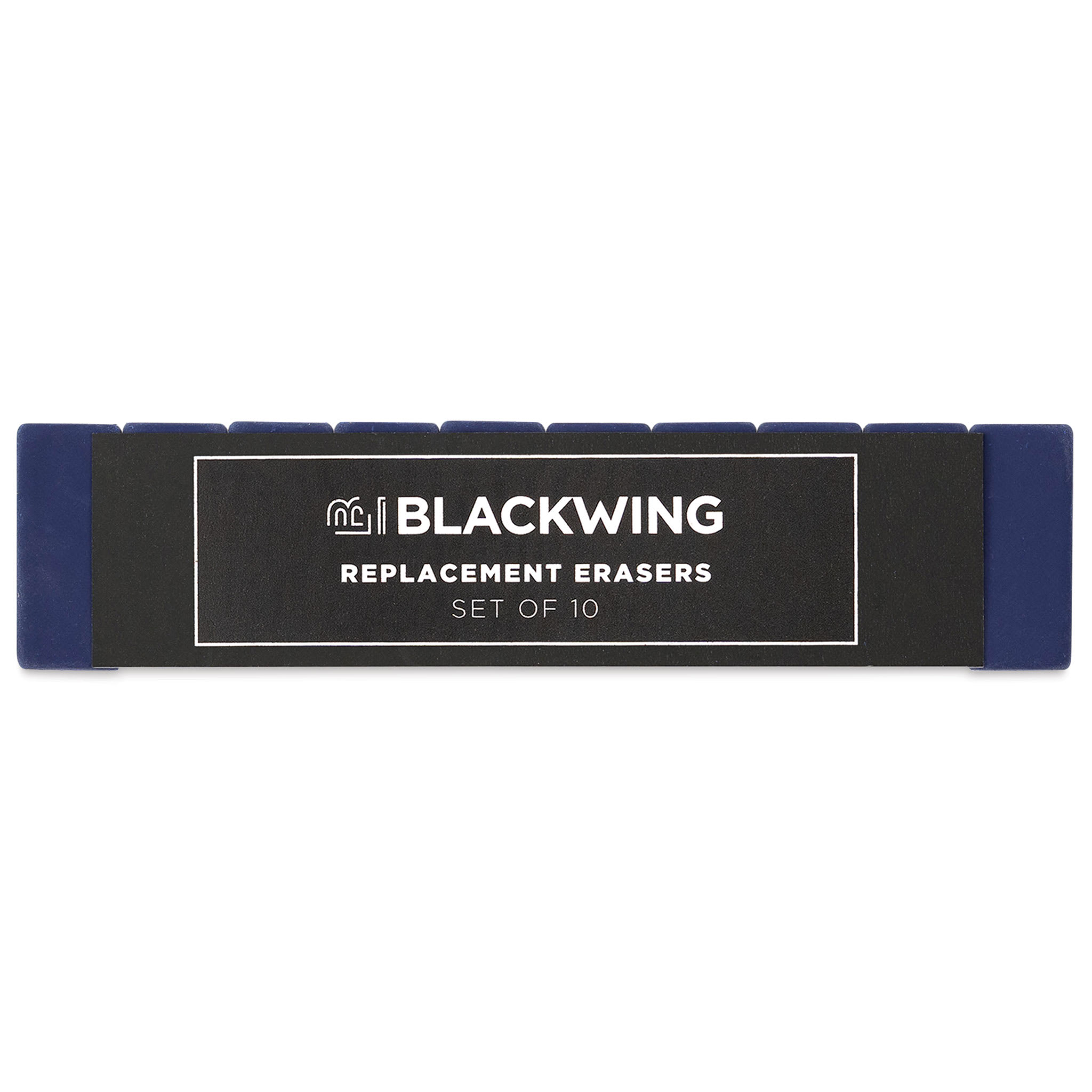 Blackwing Pencil Replacement Erasers - Navy, Box of 10