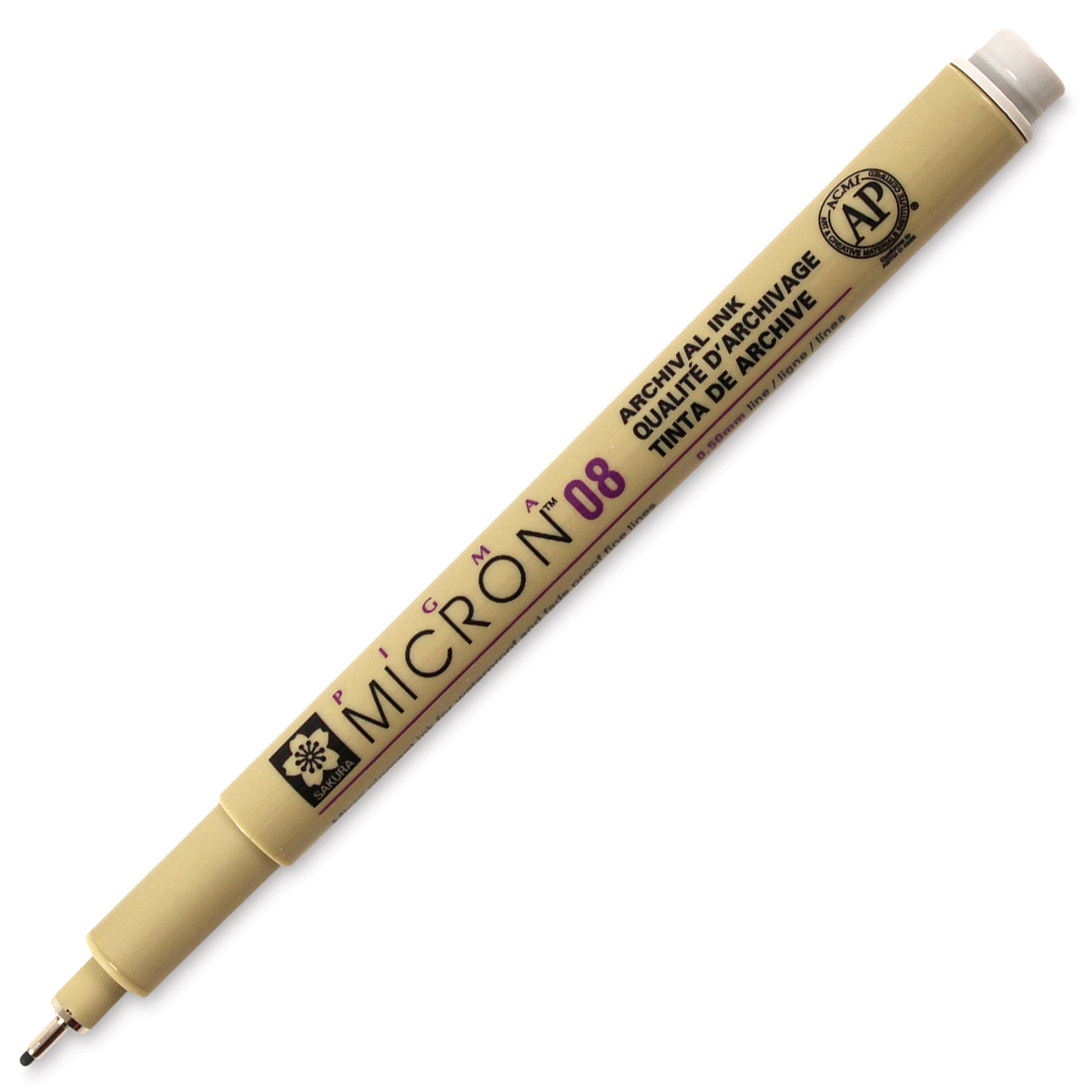 Pigma® Micron™ 08 Fine Line Pen By Sakura in Cool Gray | 0.5 mm