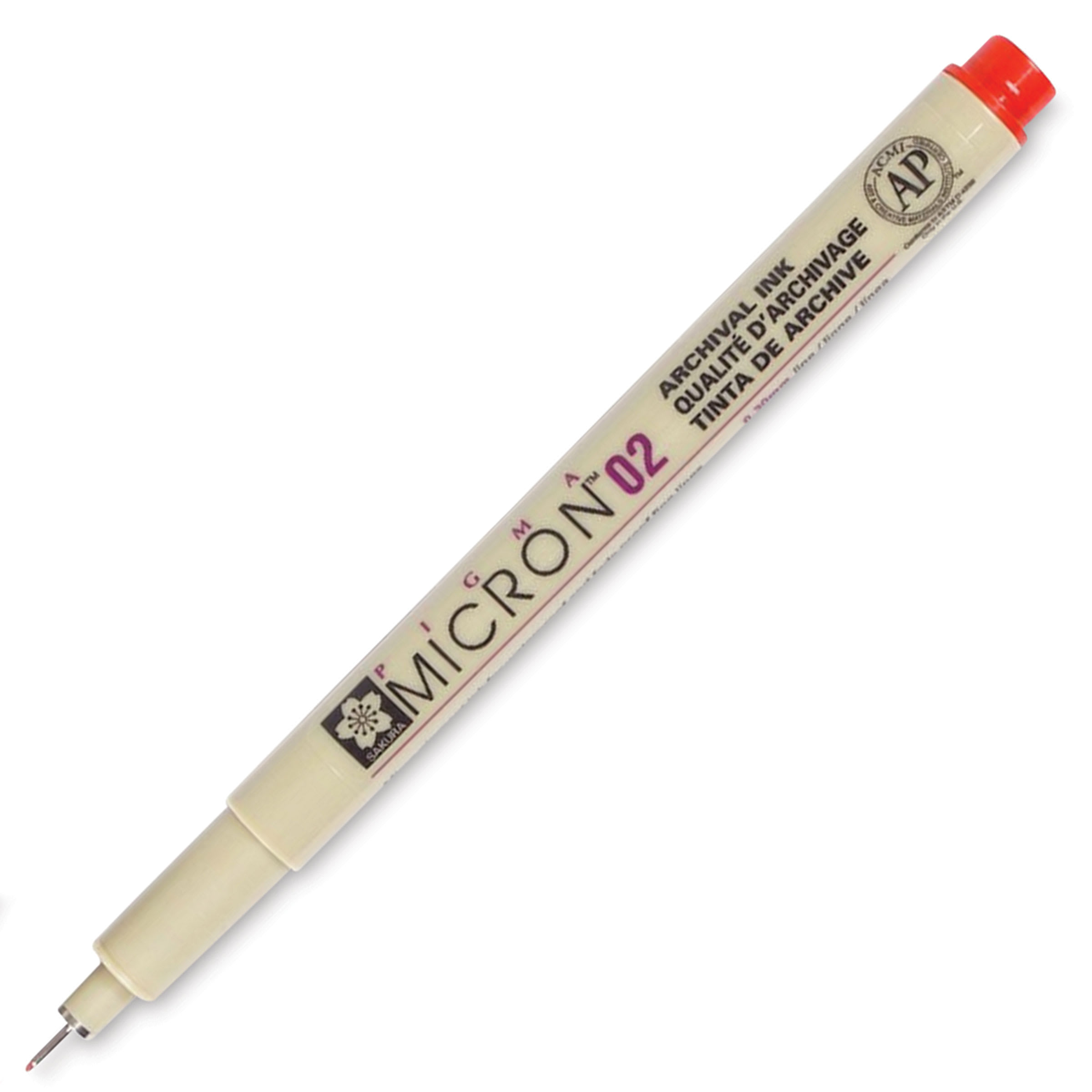 Pigma® Micron™ 02 Fine Line Pen By Sakura in Red | 0.3 mm