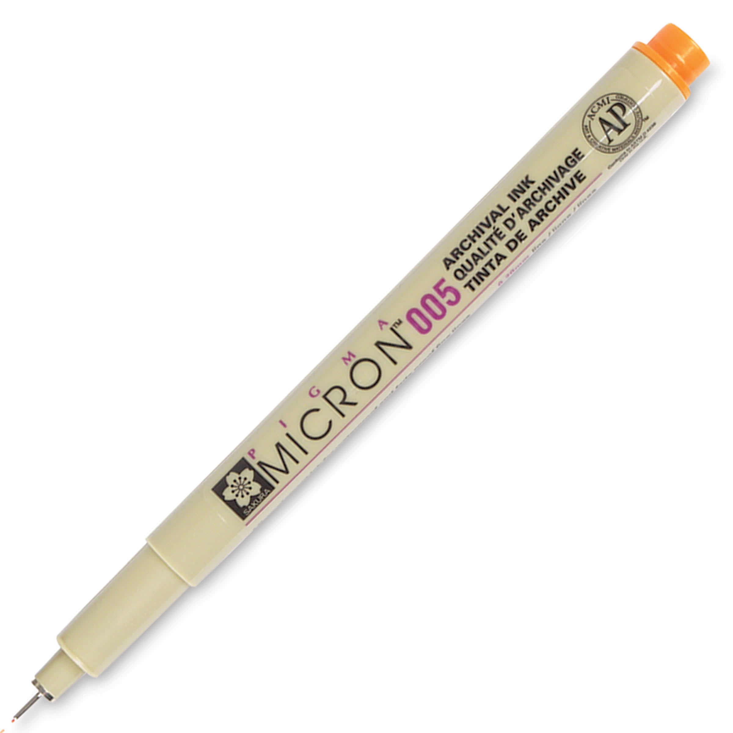 G T Luscombe 161360 Pen-Pigma Micron 005 Ultra Fine Point Bible Note Pen - Pink