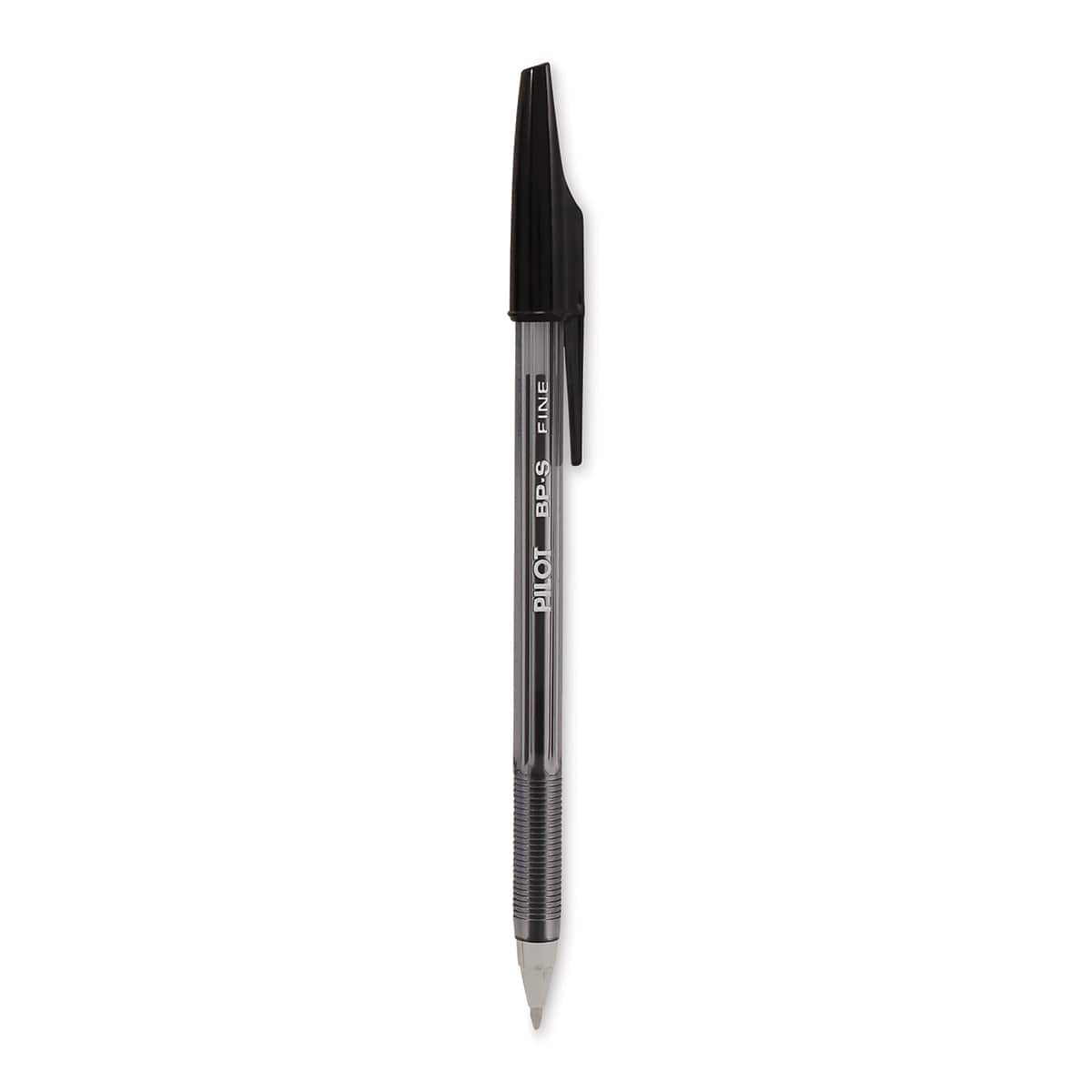 Better Ballpoint Pens, Fine Point, 0.7 mm, Black Barrel, Black Ink, Pack Of 12