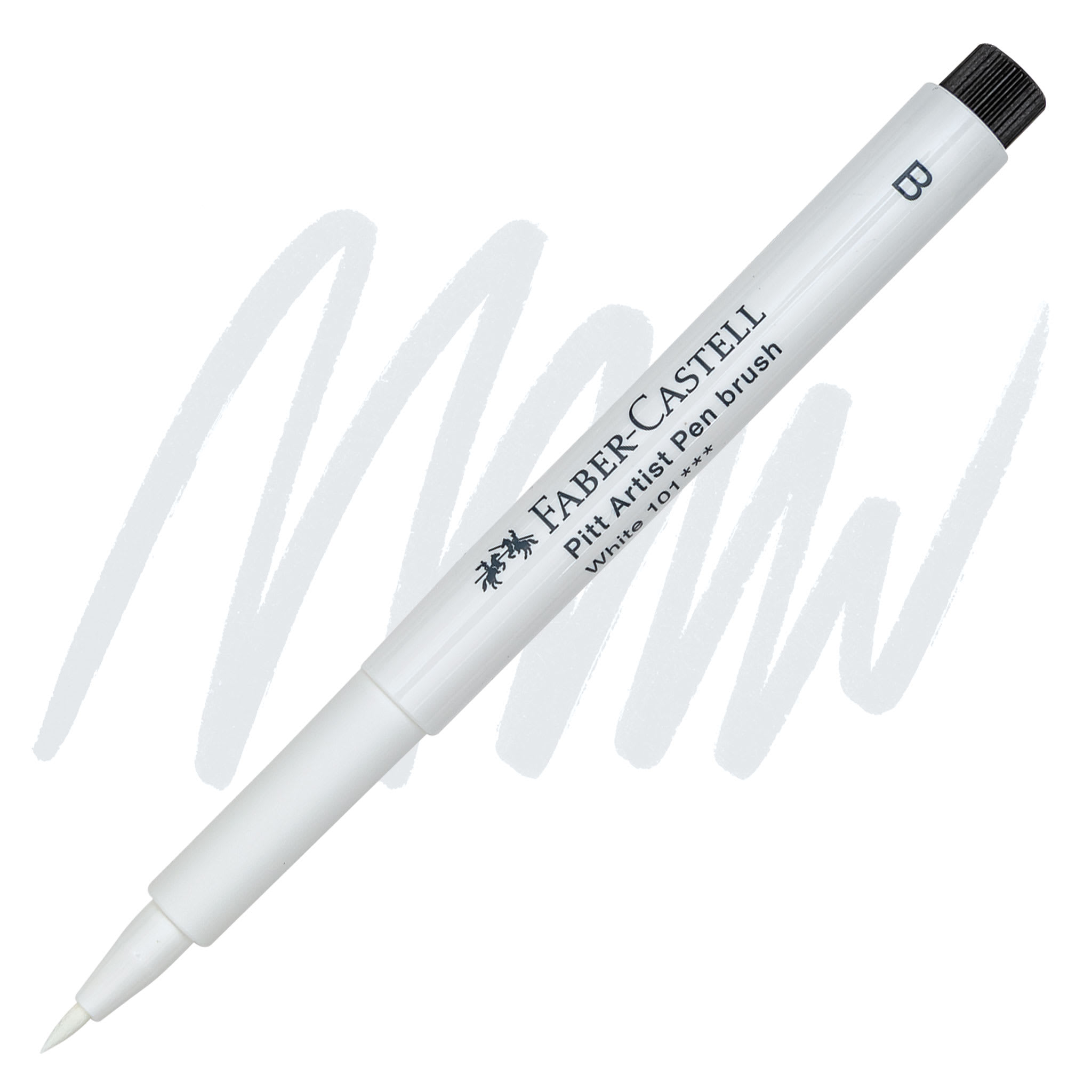 Faber-Castell Pitt Artist Pen - White, Brush Tip