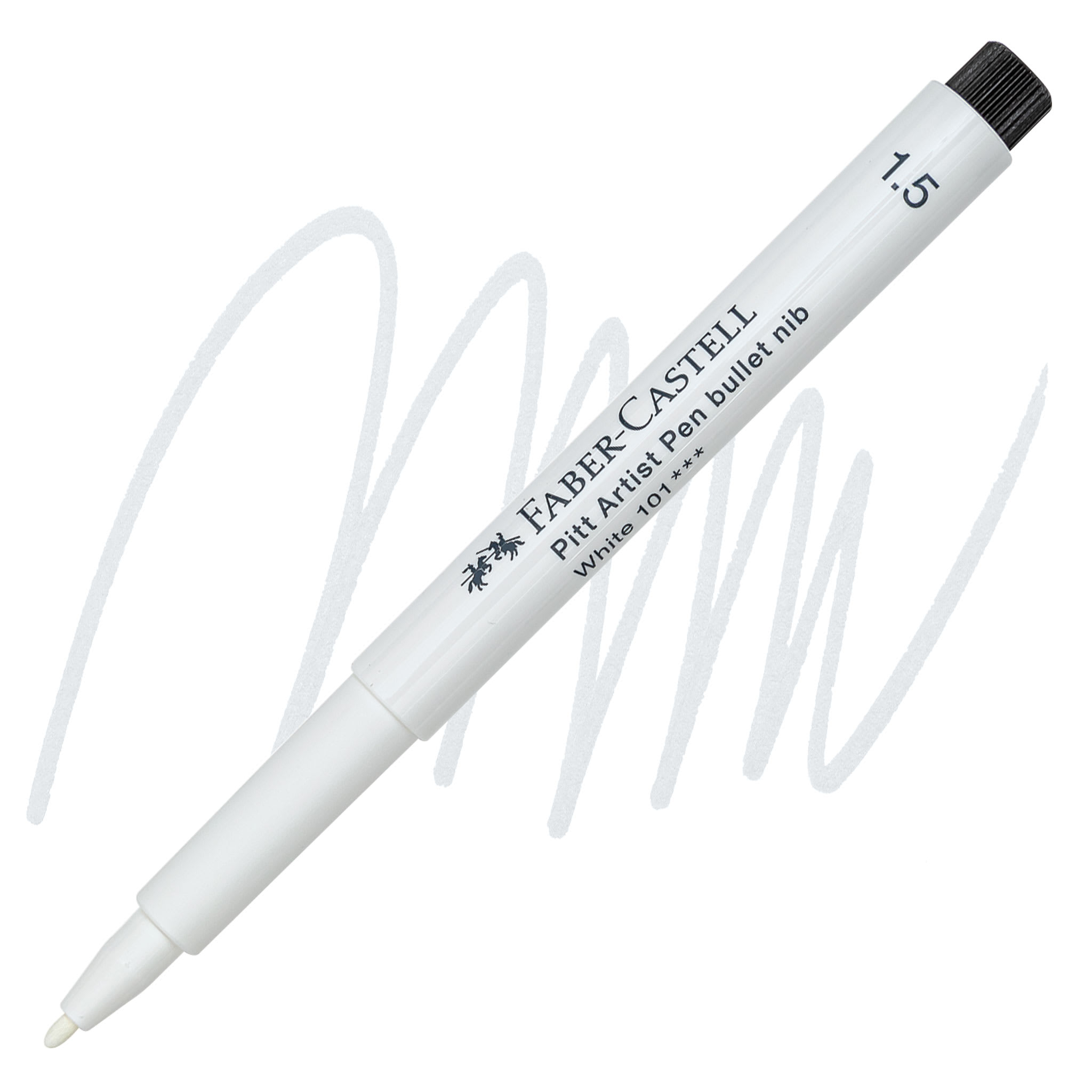 Faber-Castell Pitt Artist Pen - White, Bullet Tip