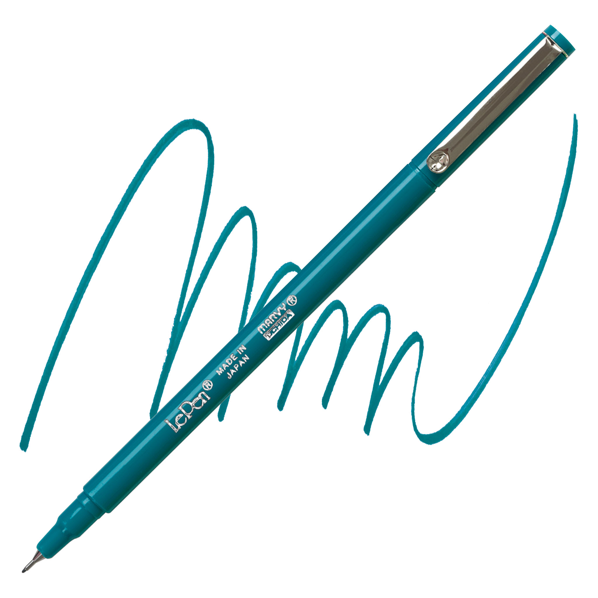 Marvy Uchida LePen Fine Line Marker - Teal
