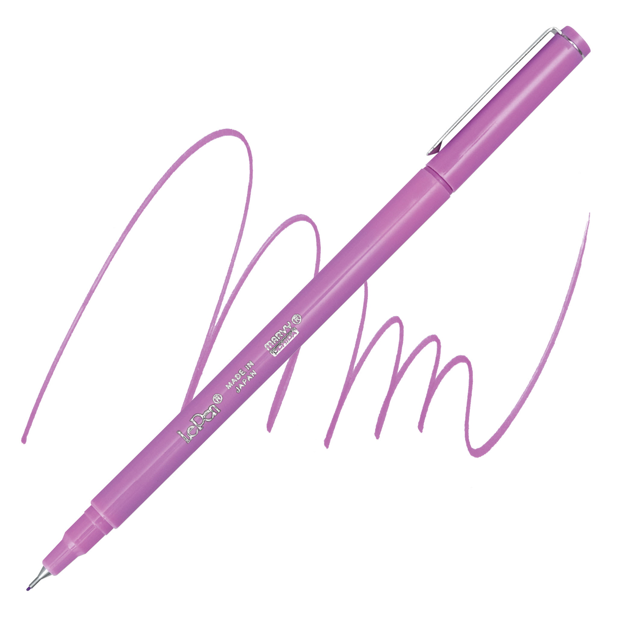 Marvy Uchida LePen Fine Line Marker - Orchid
